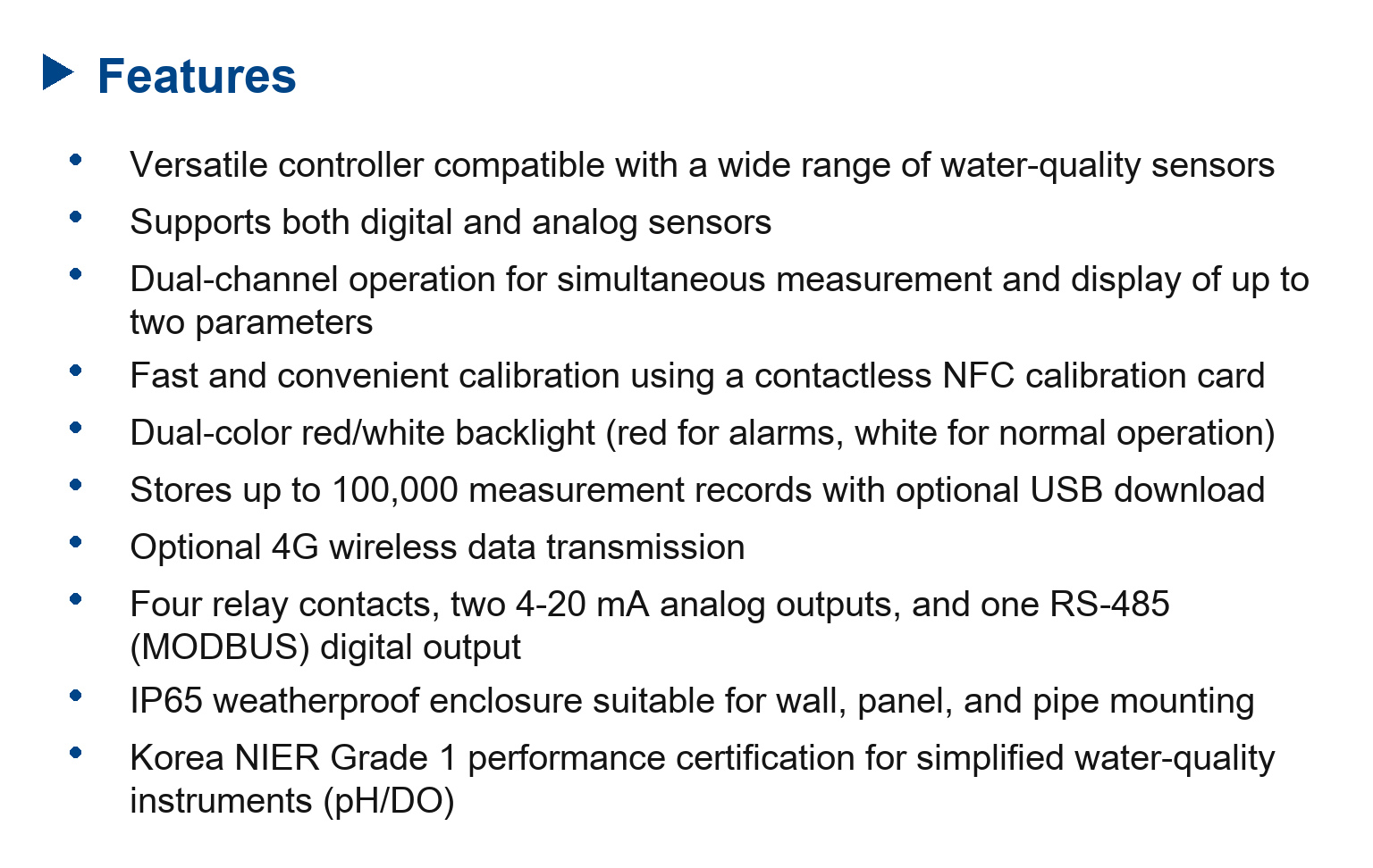 GC200(pH) Multi-parameter Controller