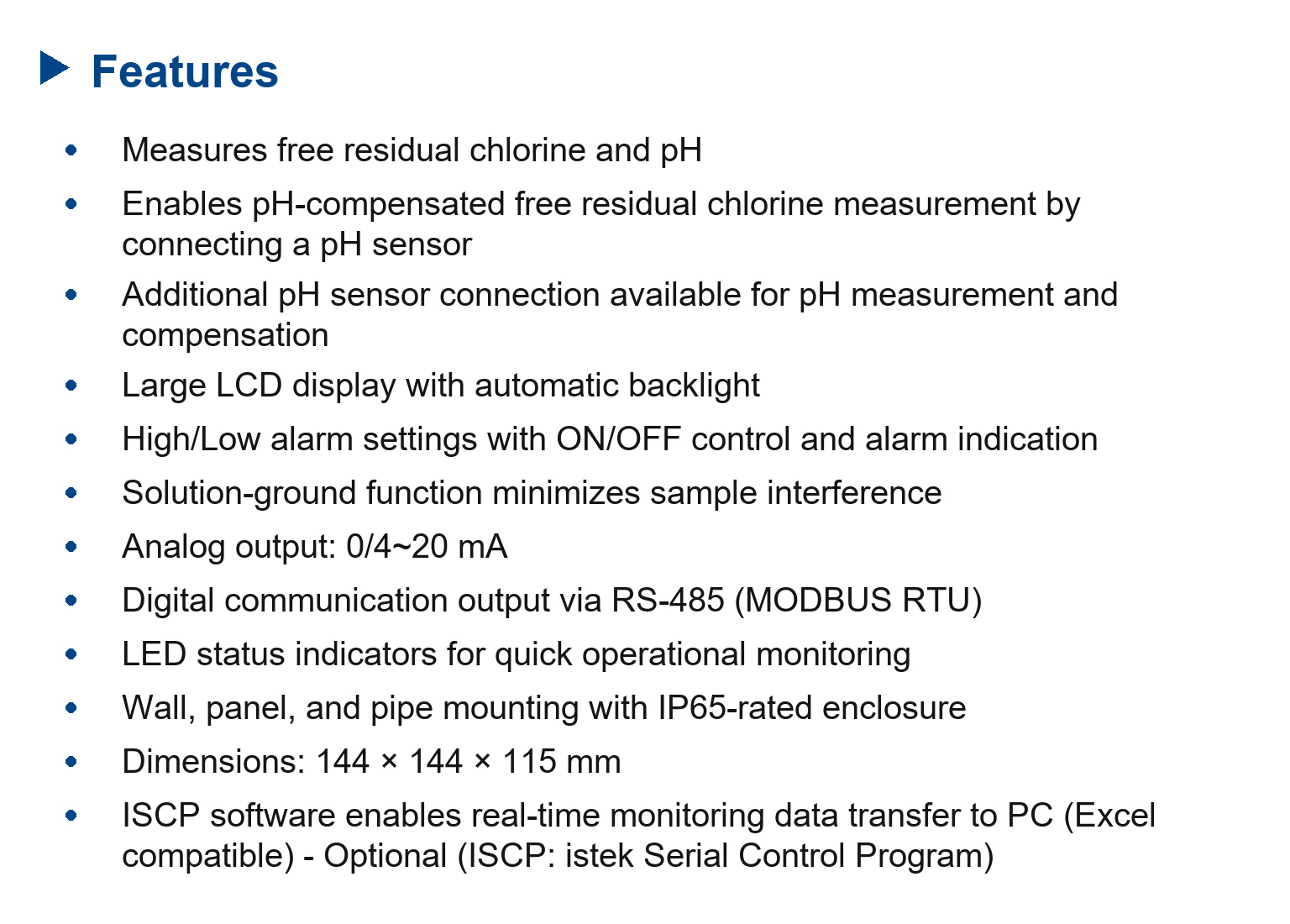 MRC5000 Residual Chlorine Controller \