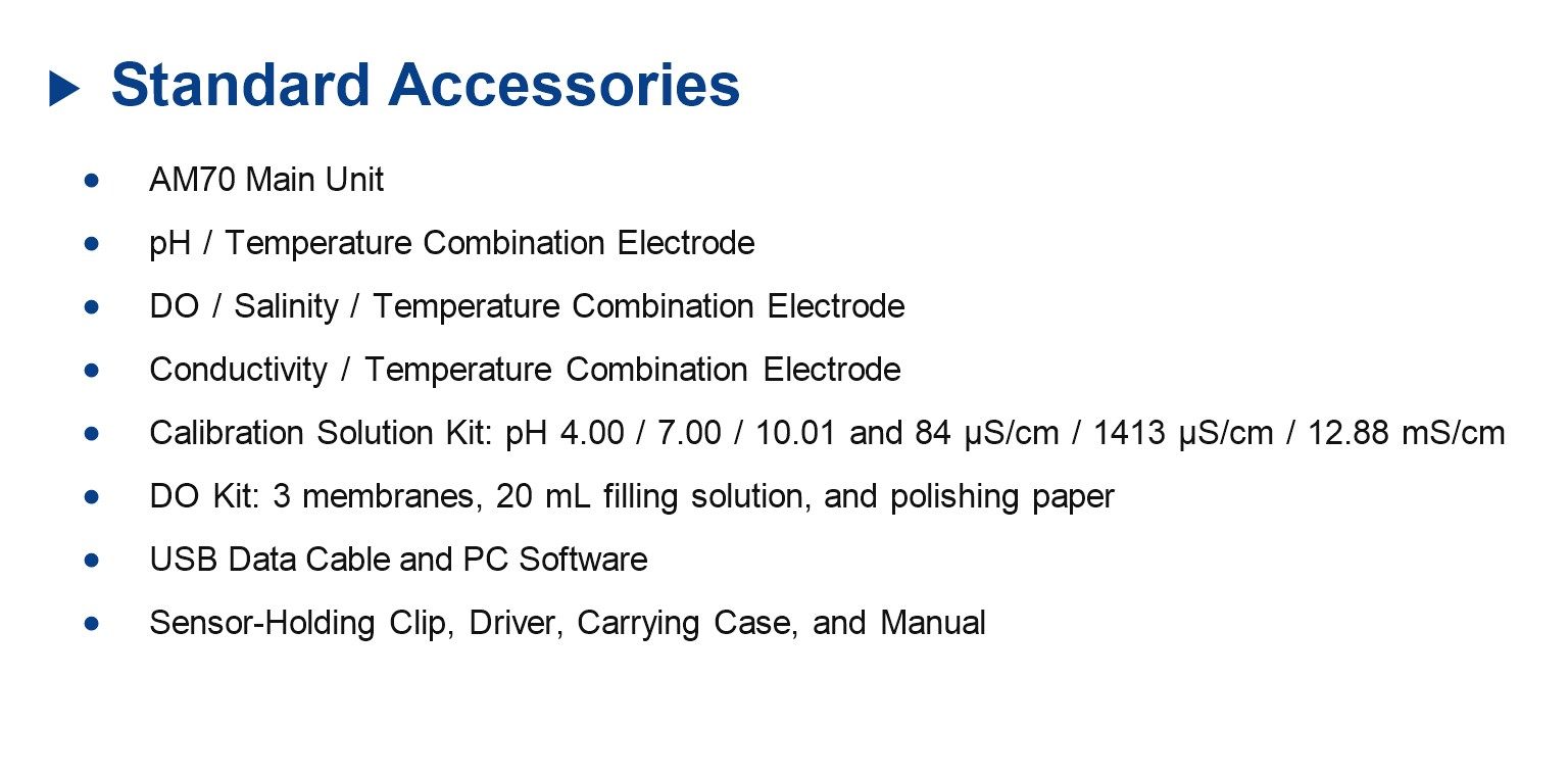Apera AM70 Portable Multi pH(ORP) / DO(Air) / Cond.(TDS/Salinity) / Temp. Meter 복제