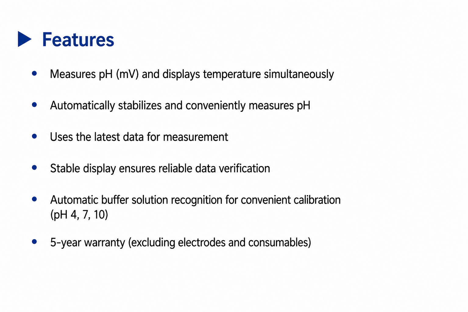 P25 Laboratory pH/Temp Meter