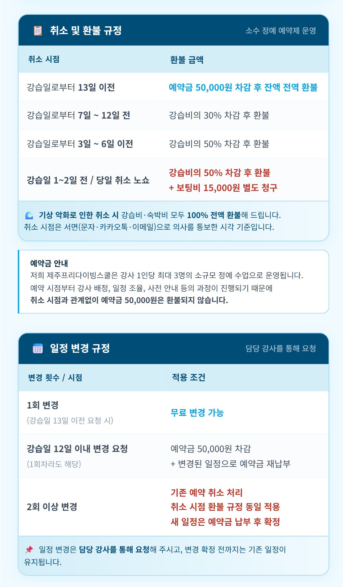제주프리다이빙스쿨 AIDA Level 1+2
