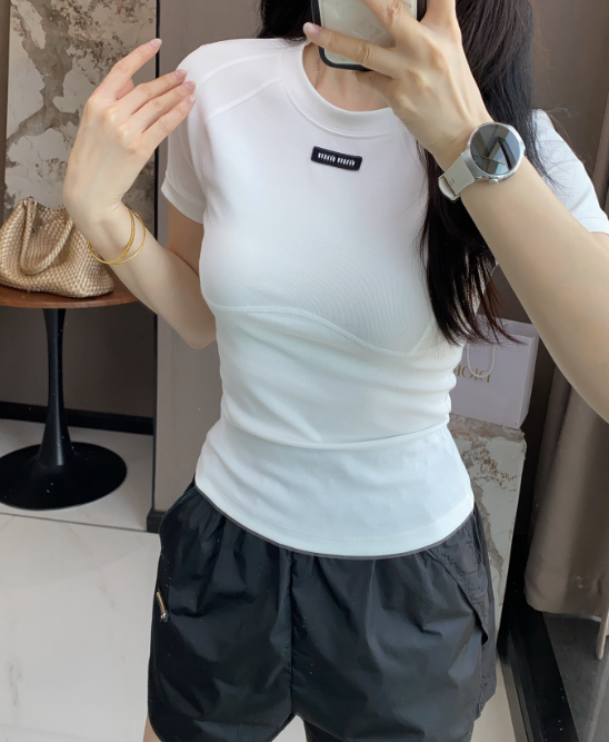 미우미우26 (3컬러) 레글런 반팔티