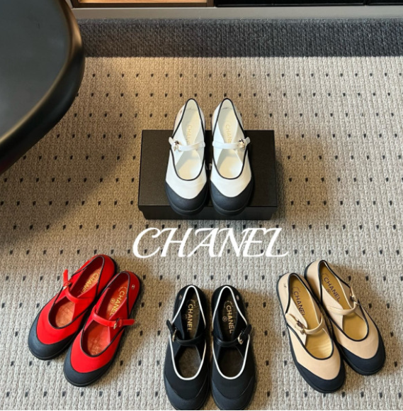 샤넬 26 (4컬러)2.5cm 캔버스 메리제인 슈즈