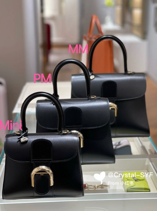 델보브리앙 미니 박스 카프 (블랙골드버클)