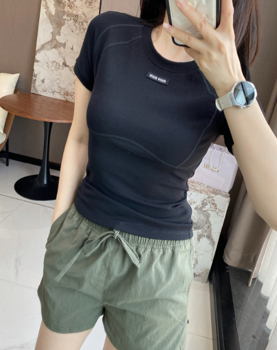 미우미우26 (3컬러) 레글런 반팔티