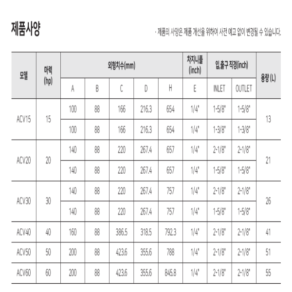 경안 액분리기 입형 (15~60HP)