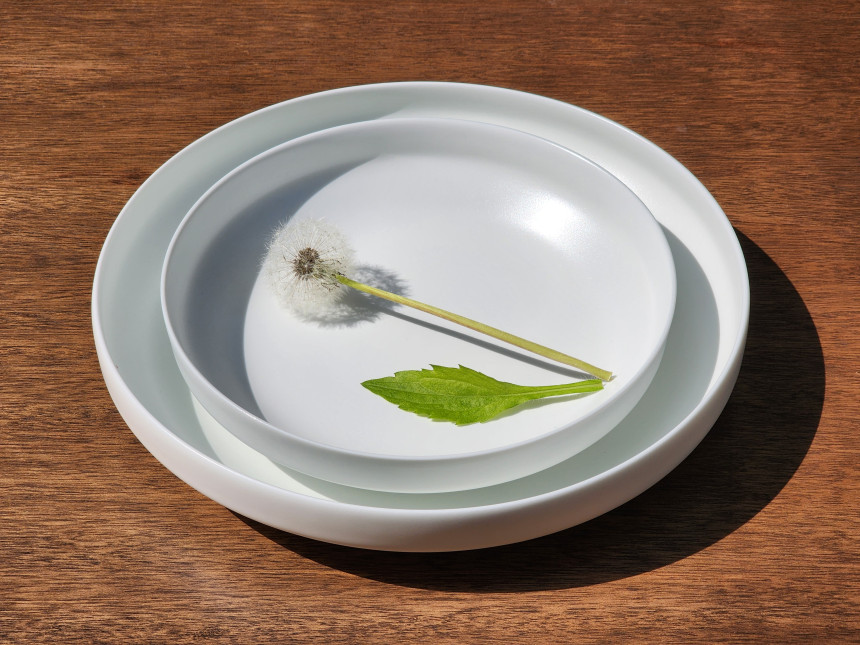 백자 무광 요리그릇 2종