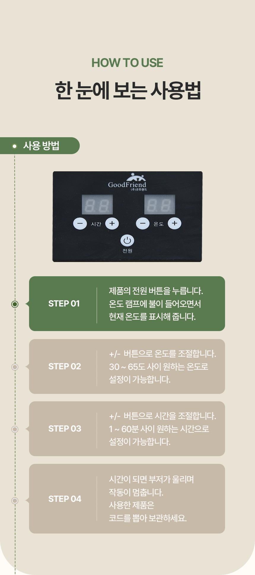 굿프렌드 캐나다산 편백 참조은 건식족욕기GOOD-F4(햄록)/GOOD-F40(편백)