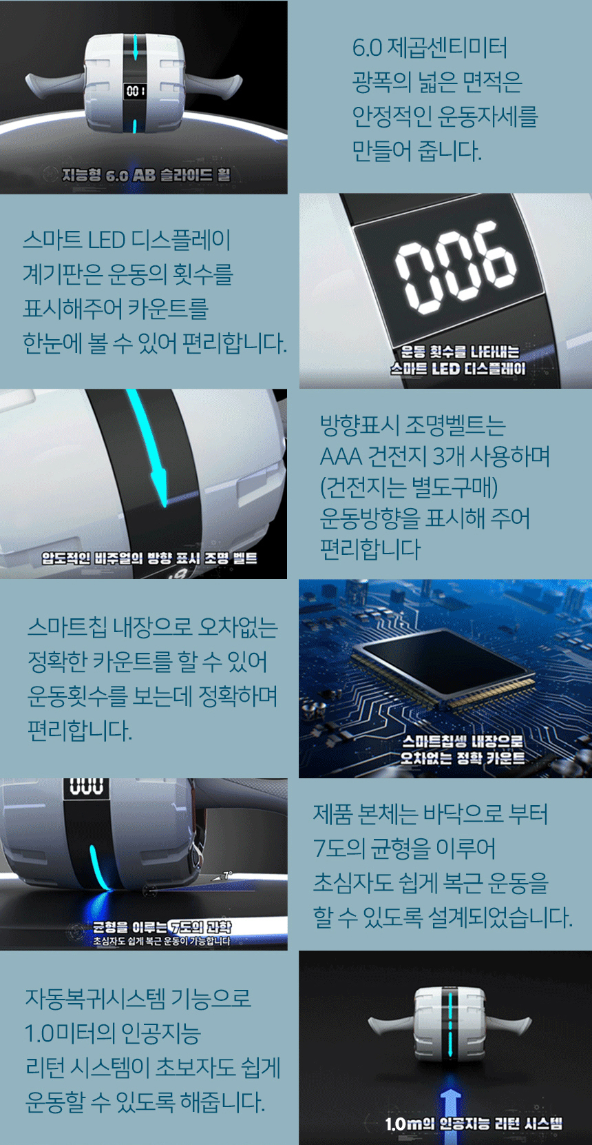 [홈쇼핑 히트상품!] 굿프렌드 AB슬라이드킹 GF-V170A 복근운동기구 뱃살헌터 슈마휠슬라이드 홈트대세