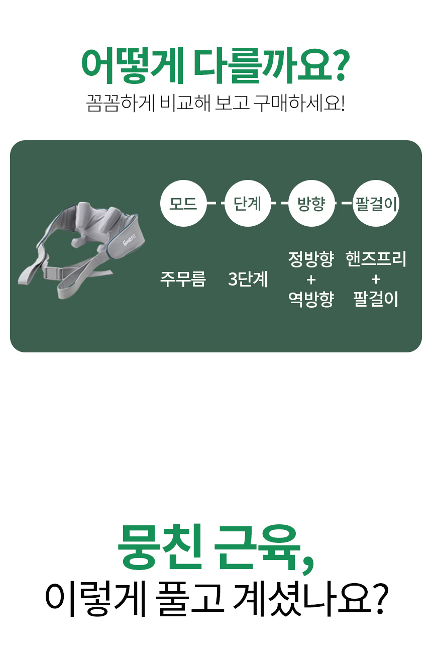 [굿프렌드]신수지 굿핏 플러스 목어깨마사지기 MH-M4, 충전식 온열 무선 팔걸이 승모근 마사지기