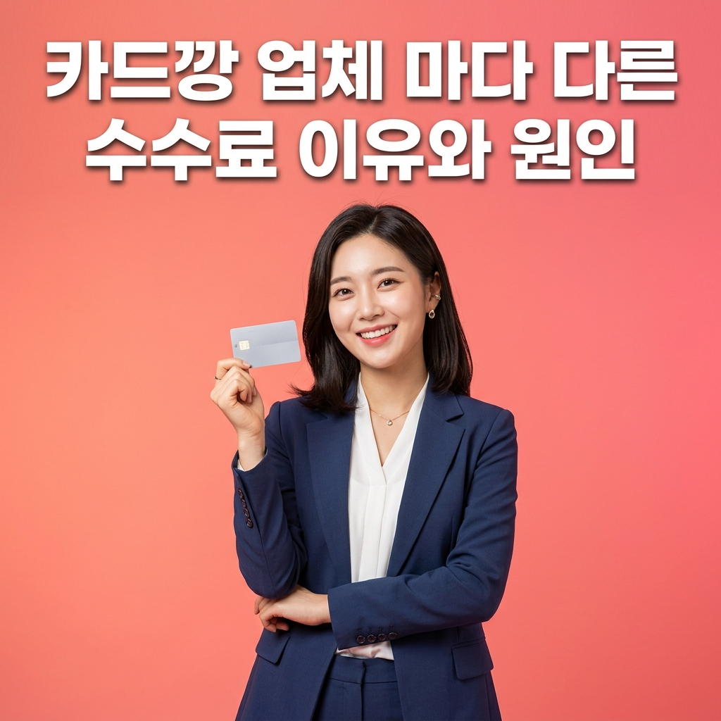 카드깡 업체마다 다른 수수료 이유와 원인