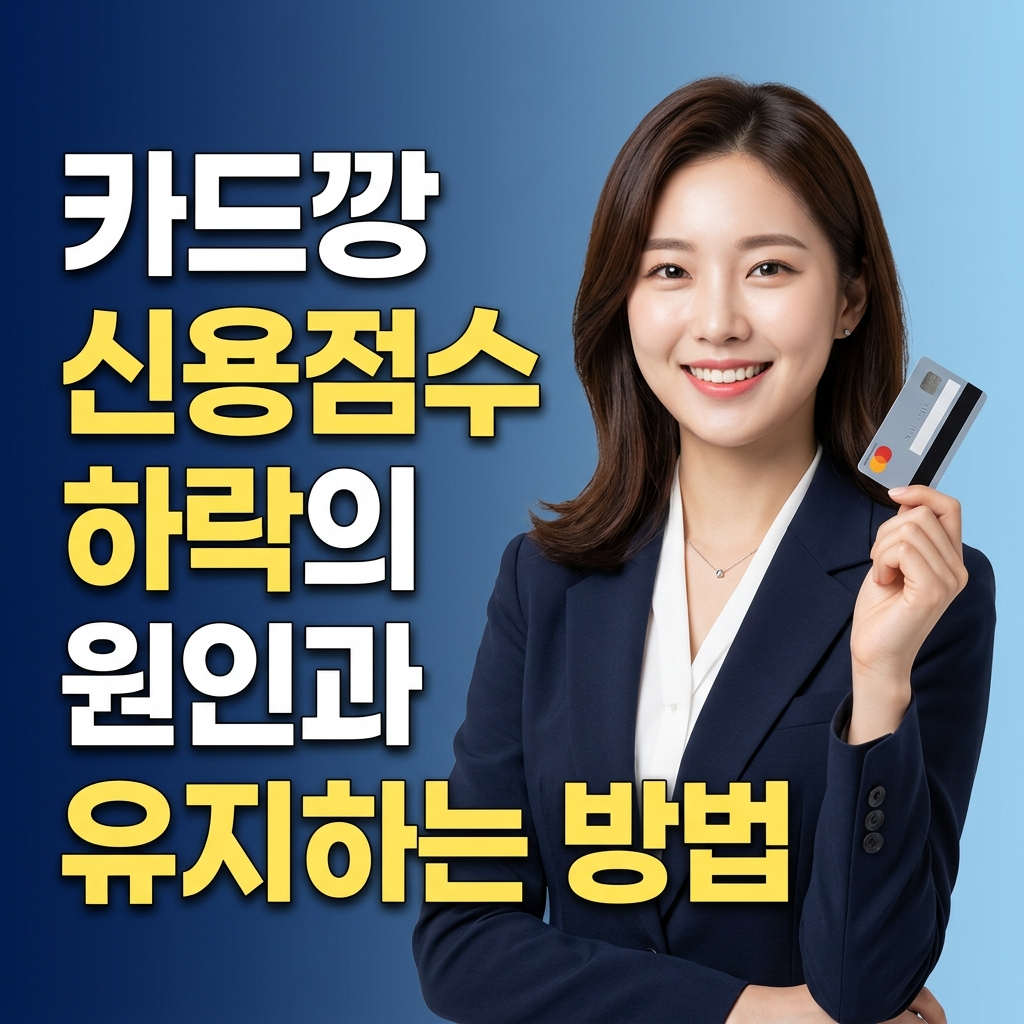 카드깡 신용점수 하락의 원인과 유지하는 방법