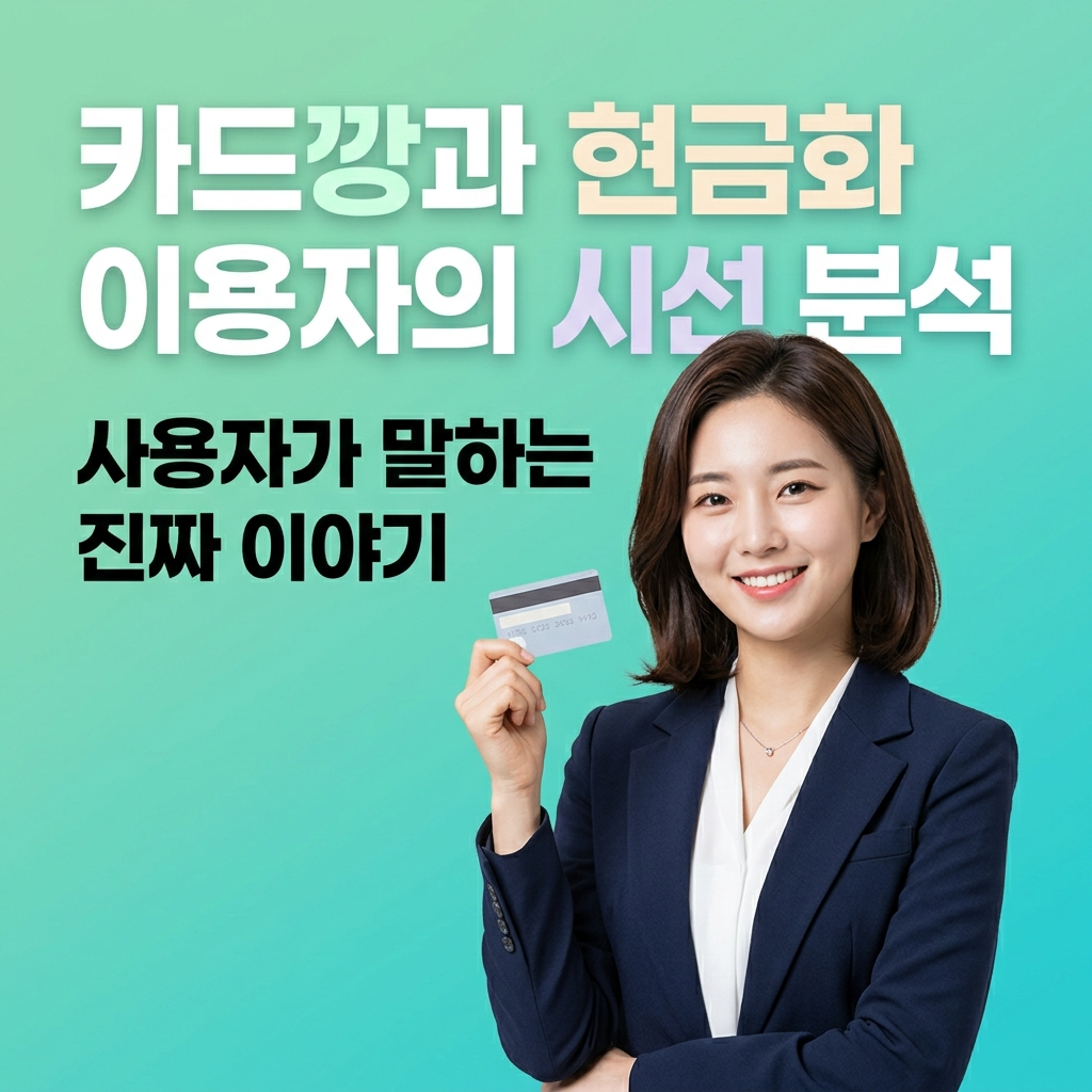 카드깡과 현금화 이용자의 시선 분석