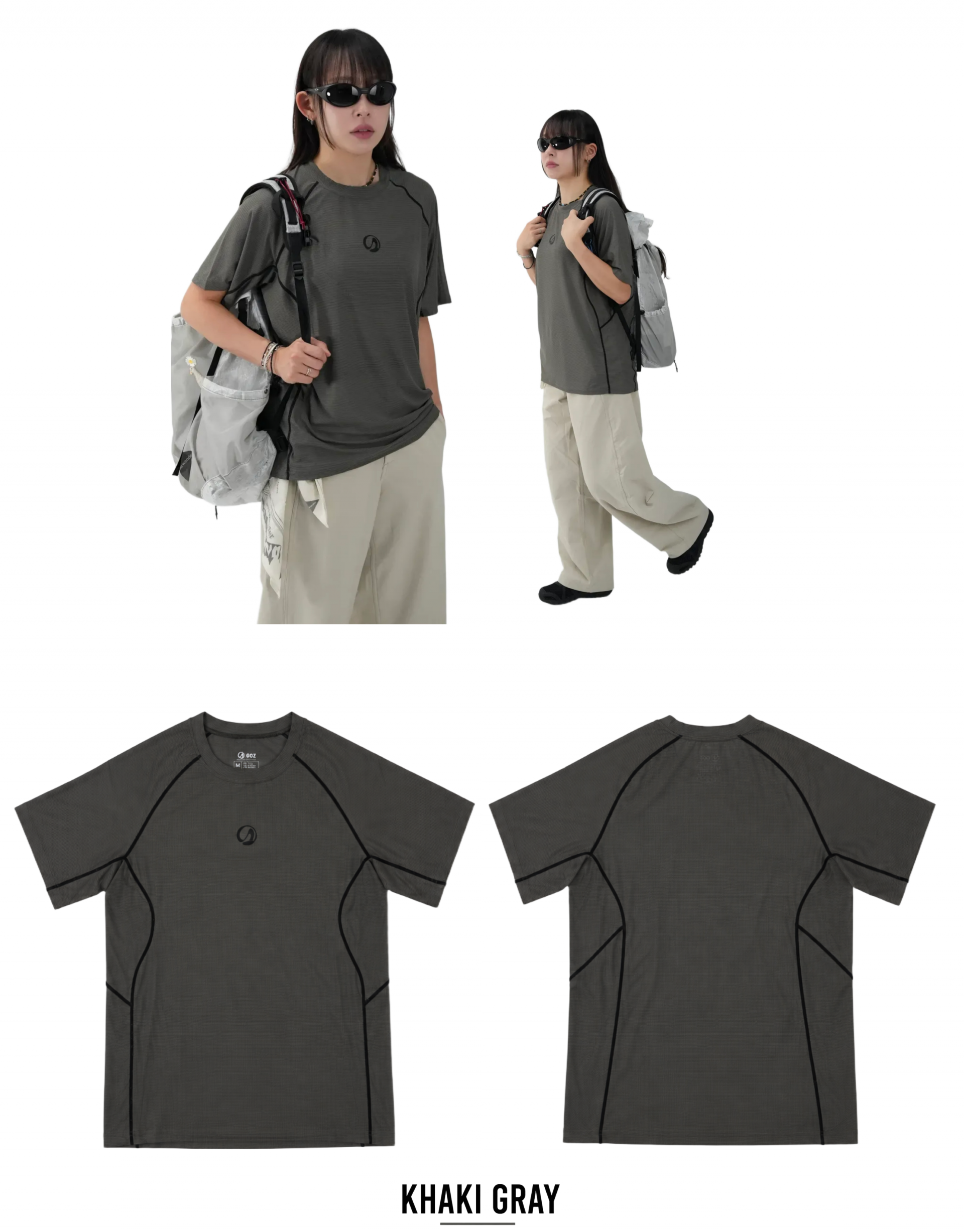 BREEZE SHORT SLEEVE (KHAKI GRAY)