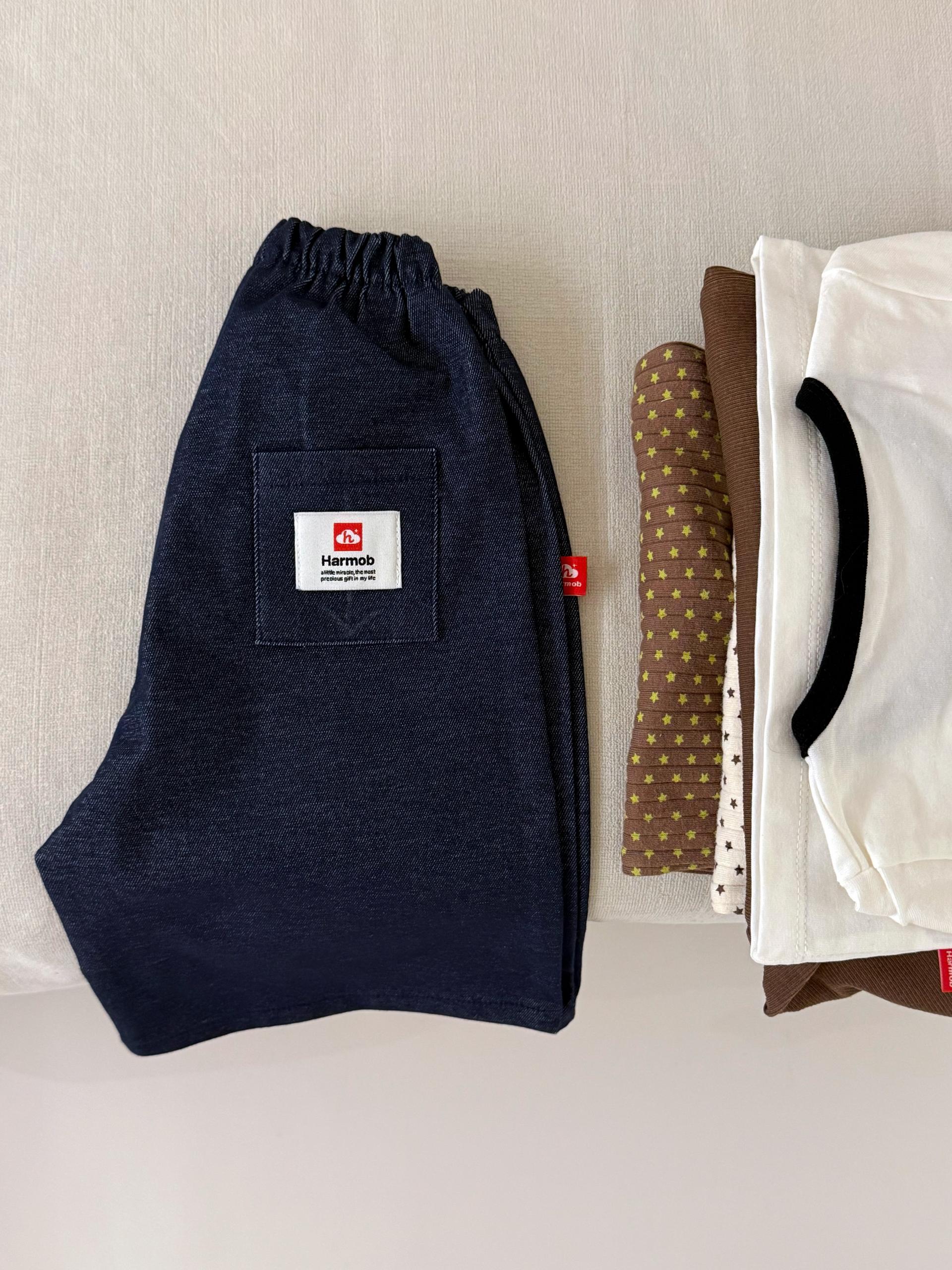 Non-fade denim pants