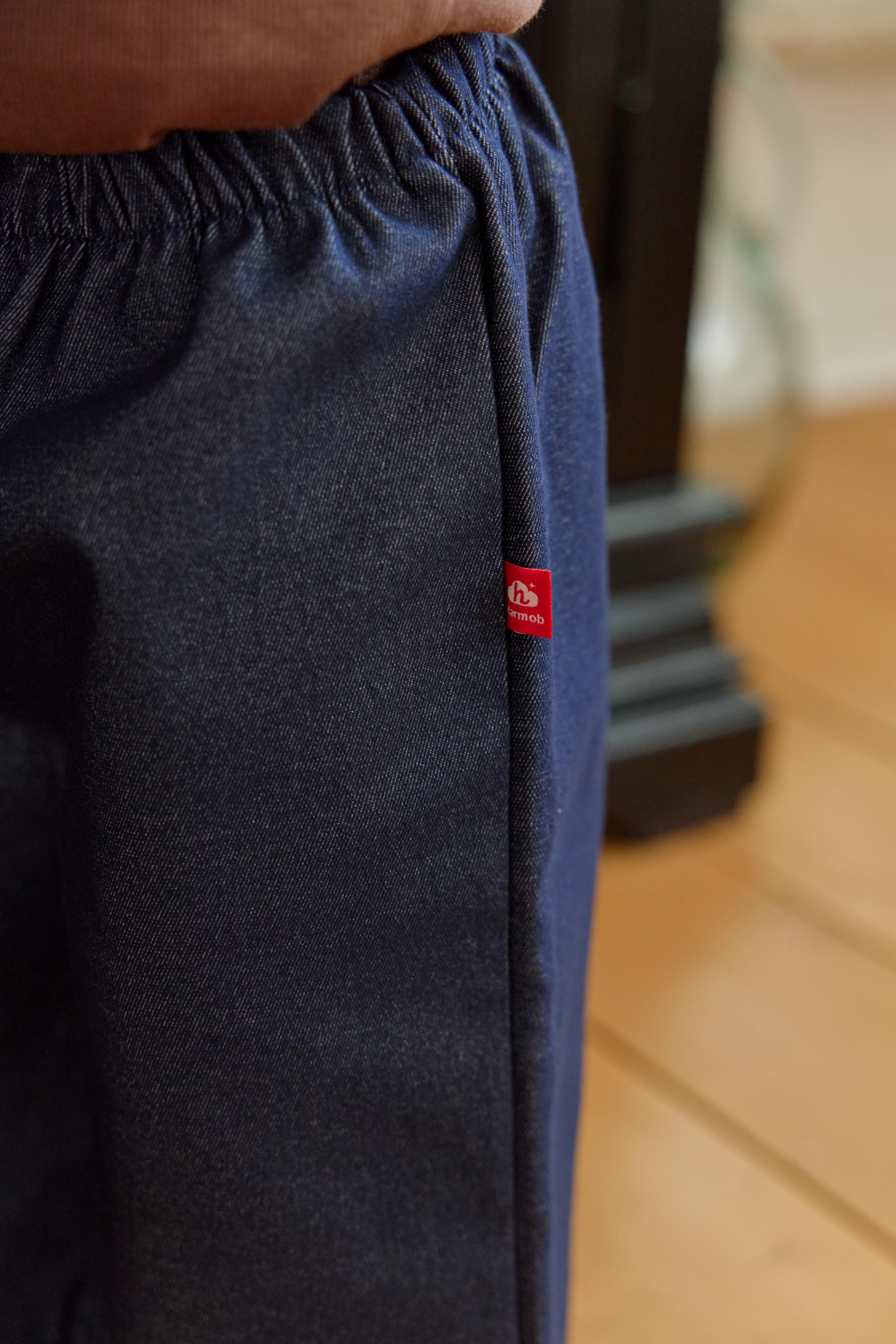 Non-fade denim pants