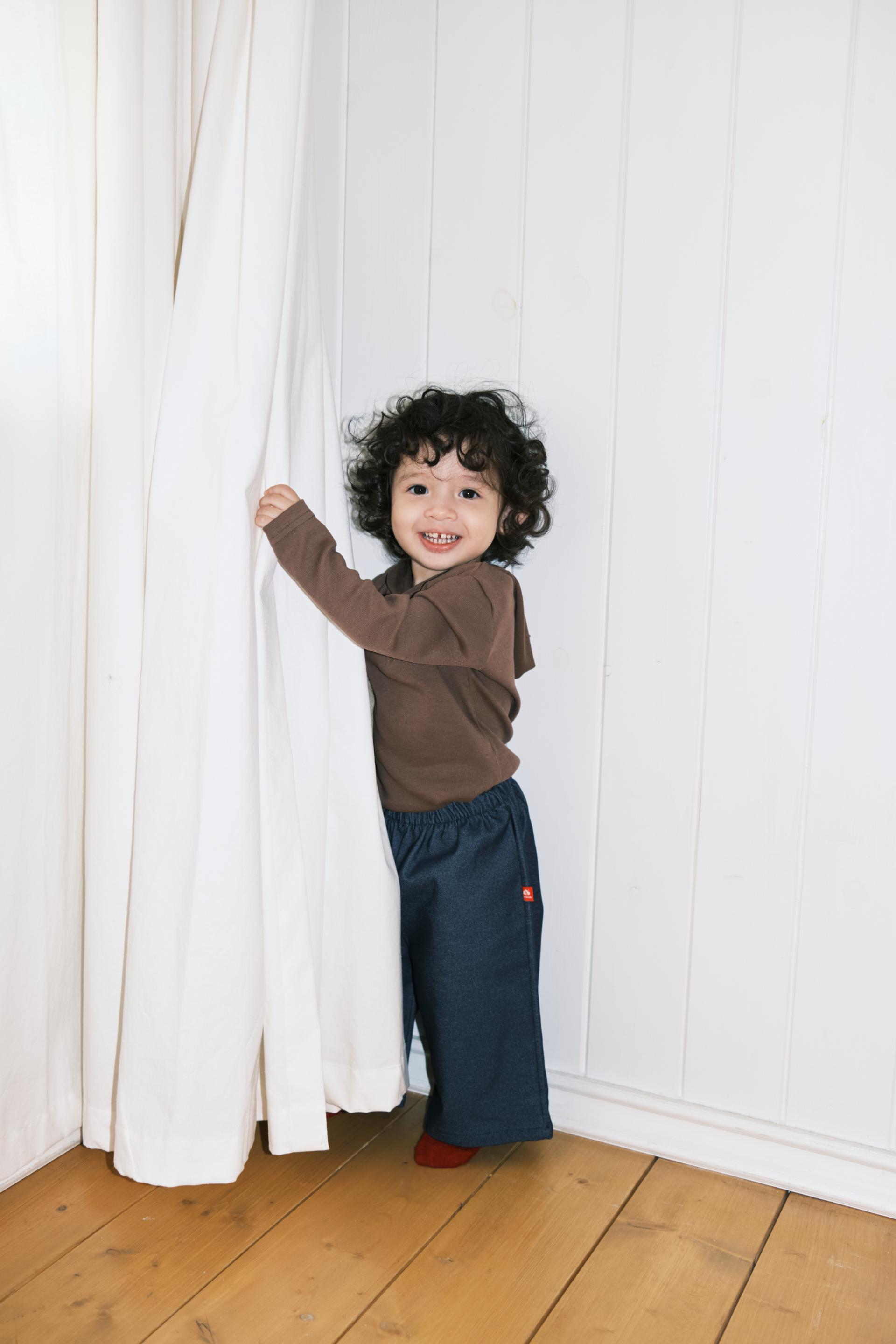 Non-fade denim pants