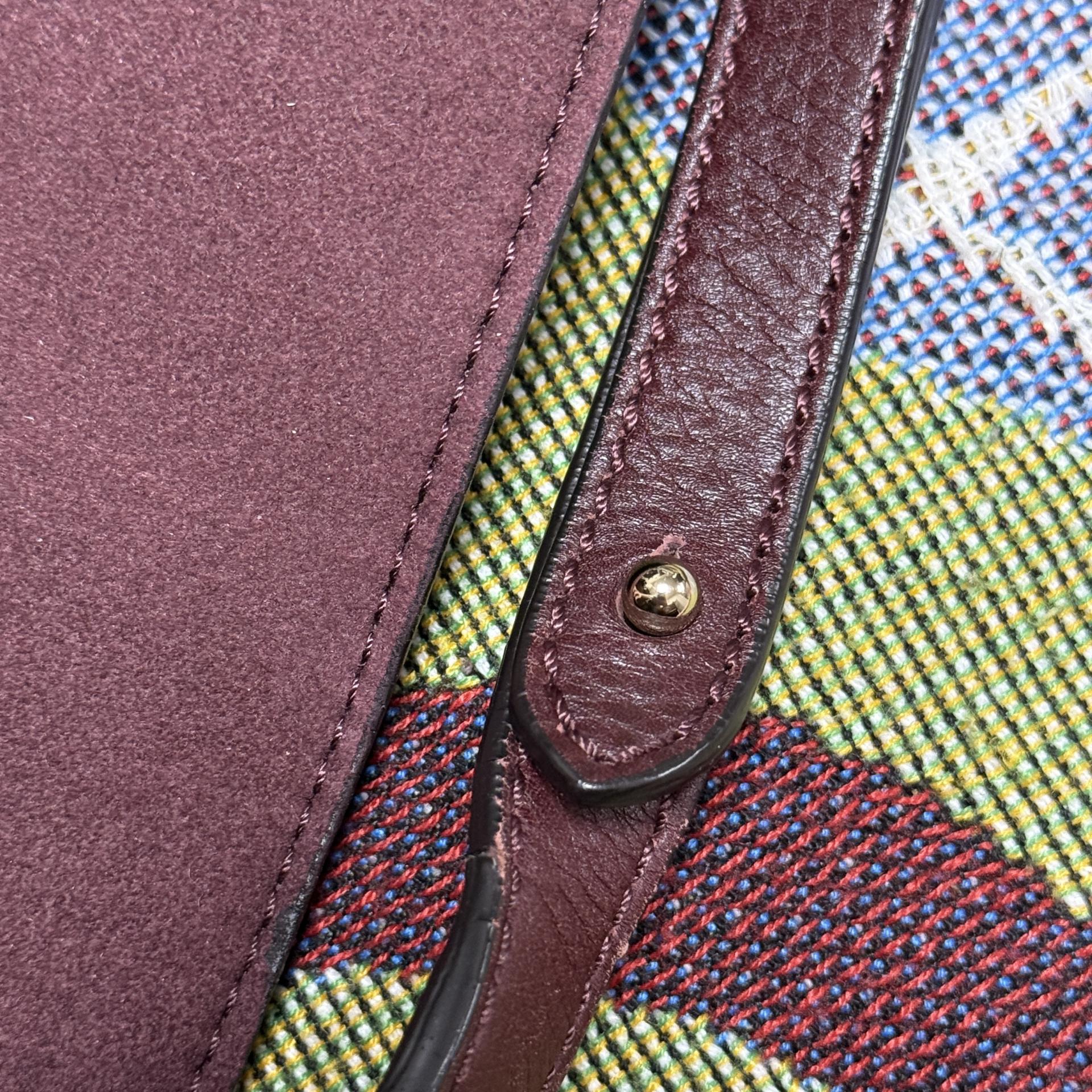 [Mulberry] Leather Saddle Crossbody Shoulder Bag