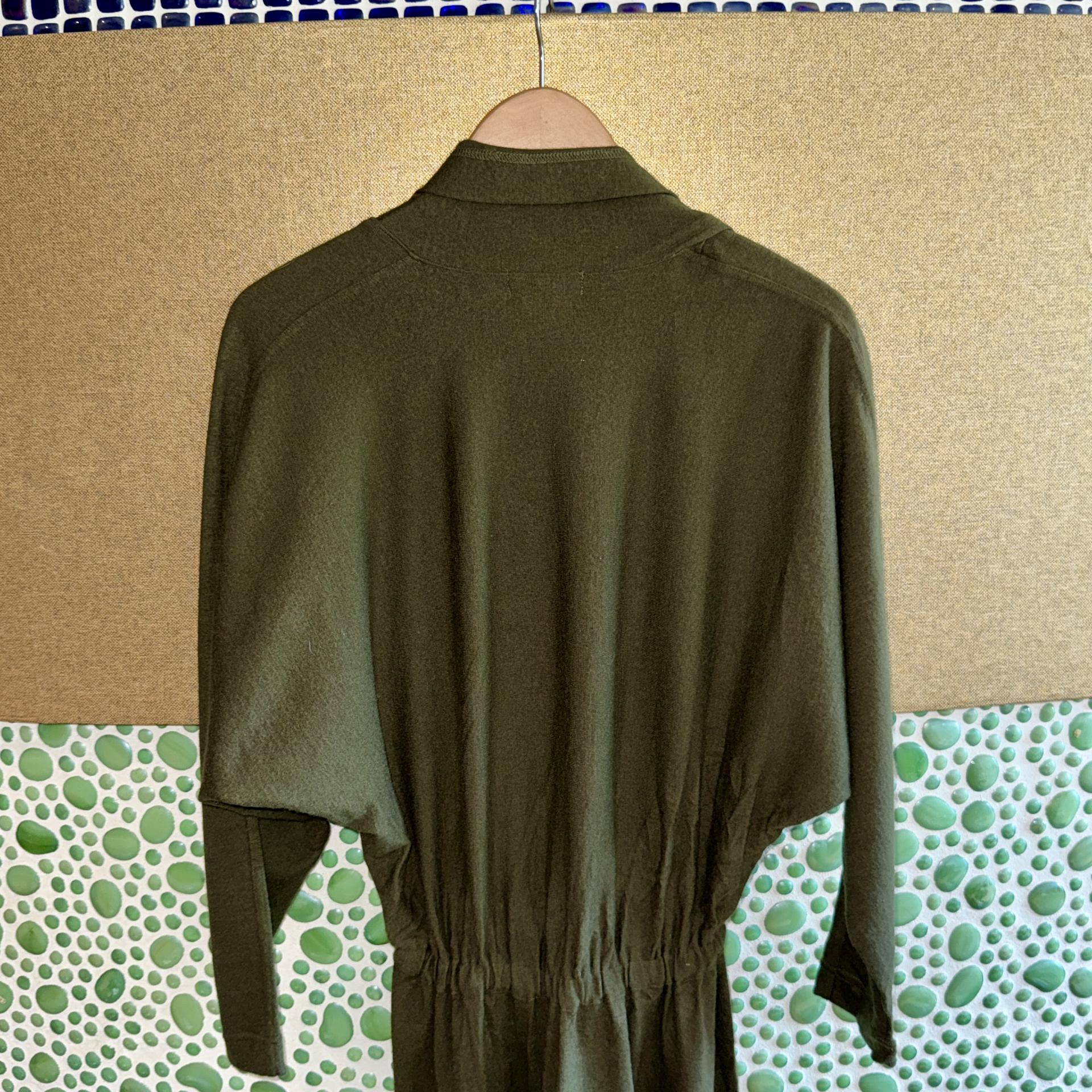 [Plantation ISSEY MIYAKE] Wool Banding Long Dress