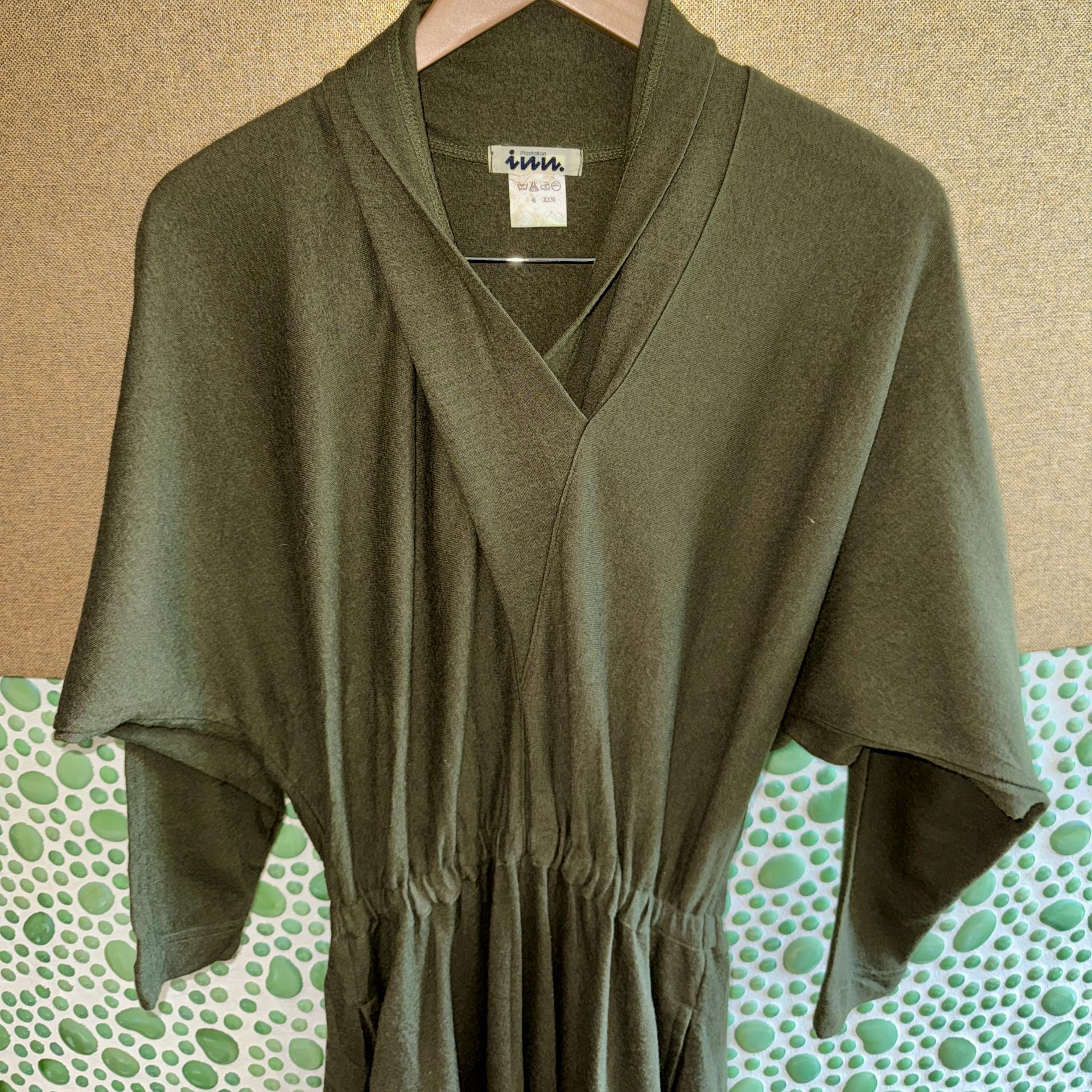 [Plantation ISSEY MIYAKE] Wool Banding Long Dress