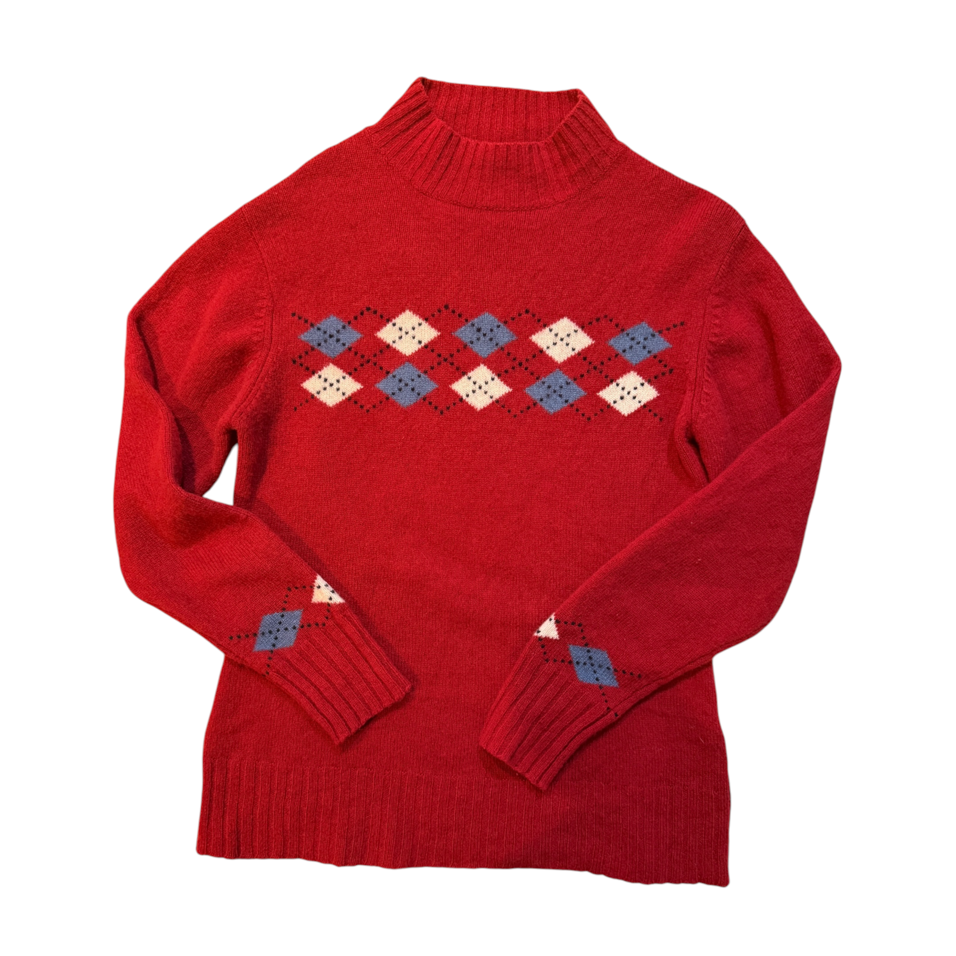 McGregor 90s Argyle Pure Wool Knit