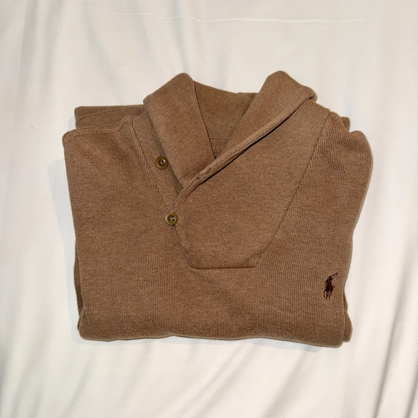 Polo by Ralph Lauren 숄 칼라 버튼 니트 USA