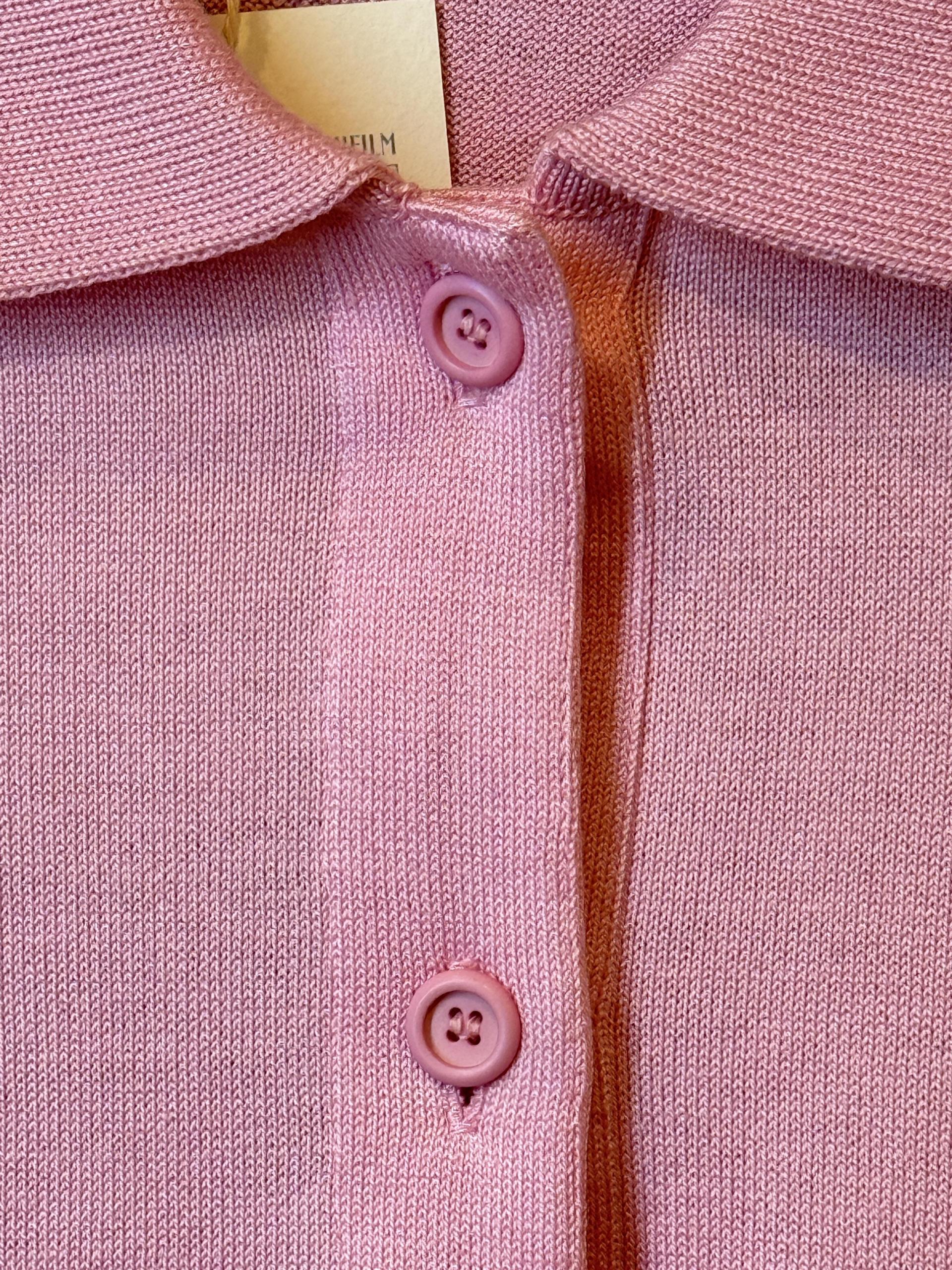 [Christian Dior SPORTS] Vintage Eiffel Tower Logo Pink Polo