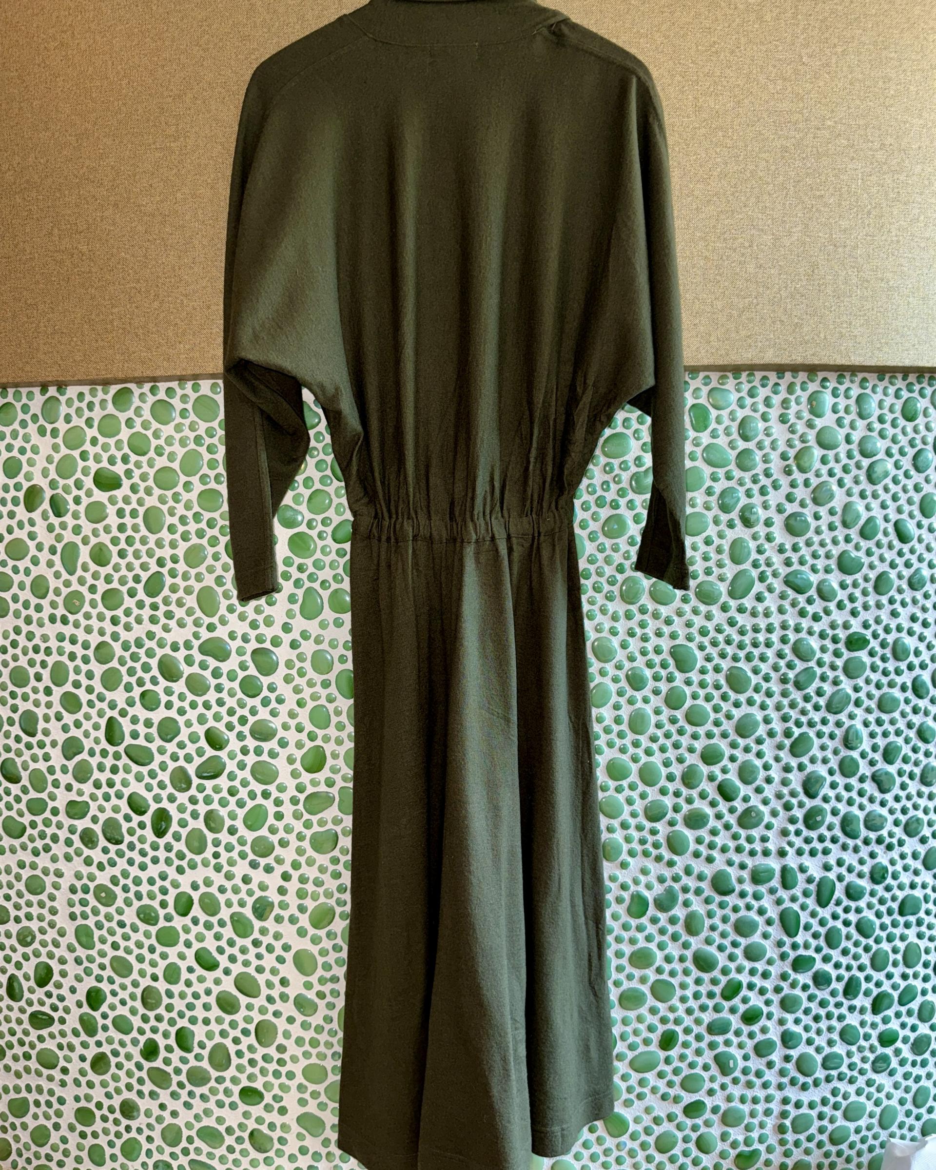 [Plantation ISSEY MIYAKE] Wool Banding Long Dress