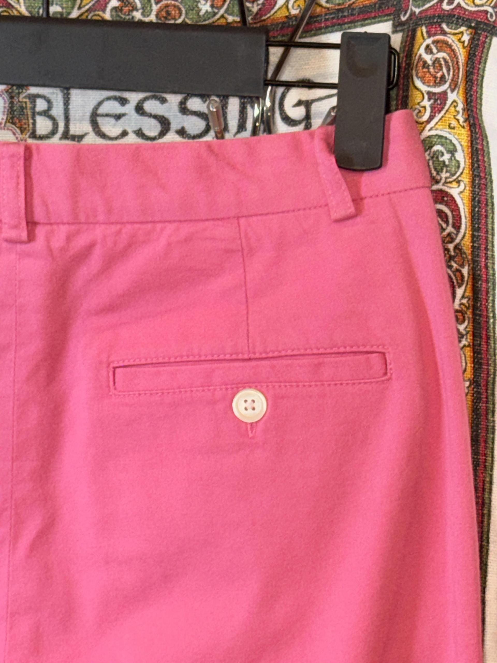 [Ralph Lauren Golf] Pink Cotton Blend Straight Trousers