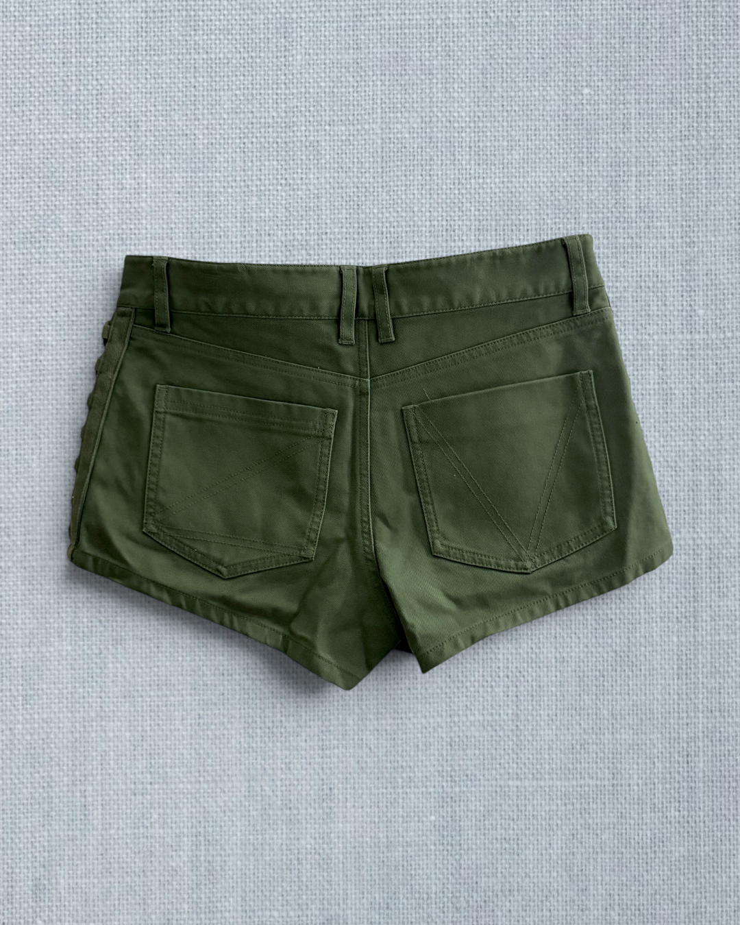 [ZADIG & VOLTAIRE] SUZAN Lace-up Cotton Shorts