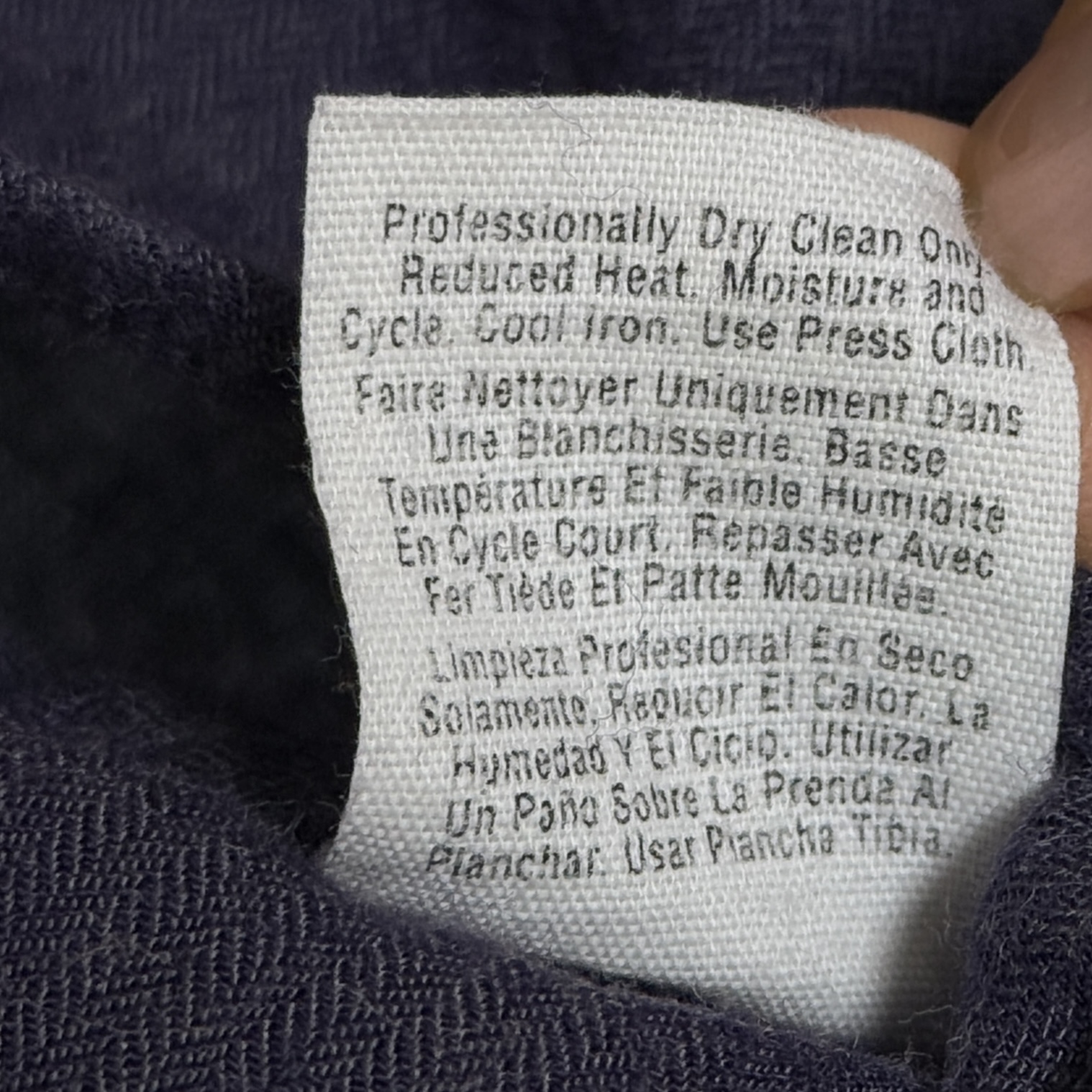 [GUCCI] Herringbone Flannel Long Sleeve Shirt (Purple Navy)