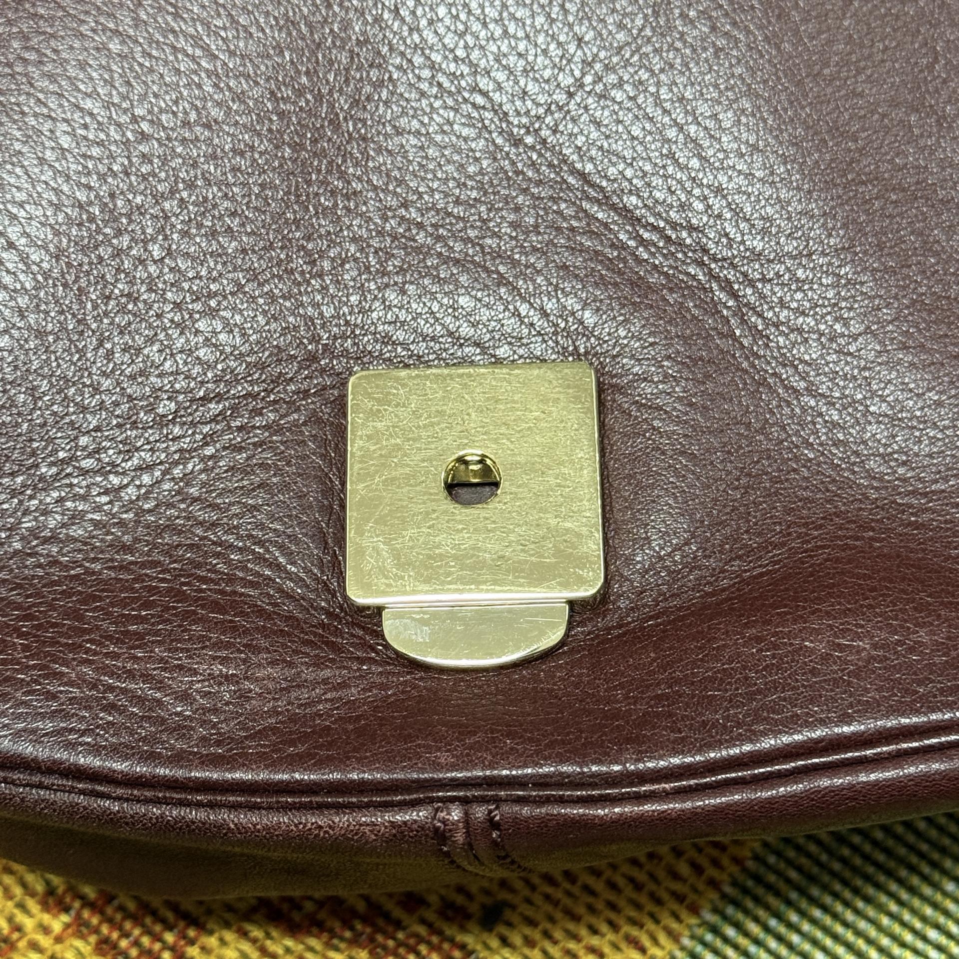 [Mulberry] Leather Saddle Crossbody Shoulder Bag
