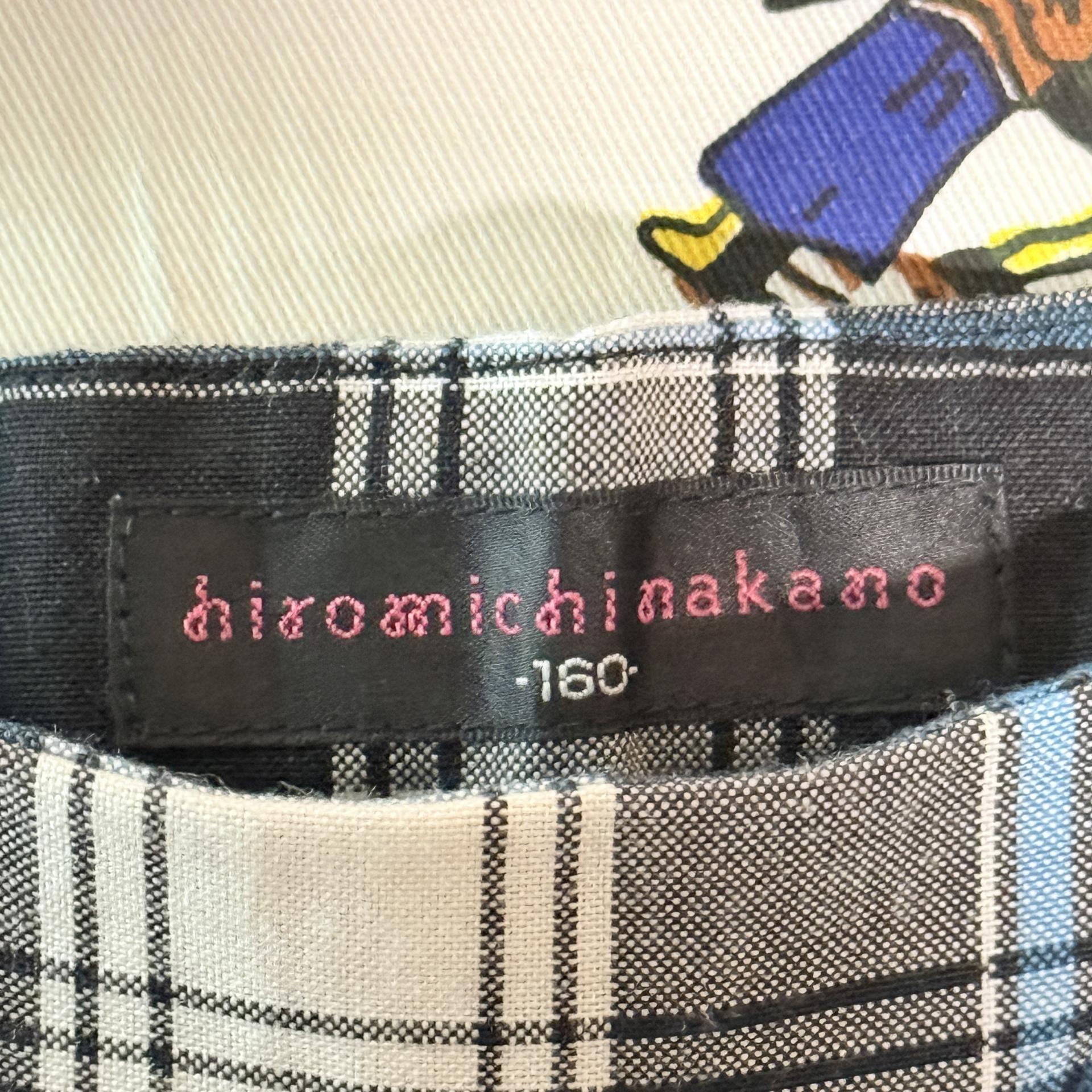 [hiromichi nakano] Check Tiered Layered Mini Skirt