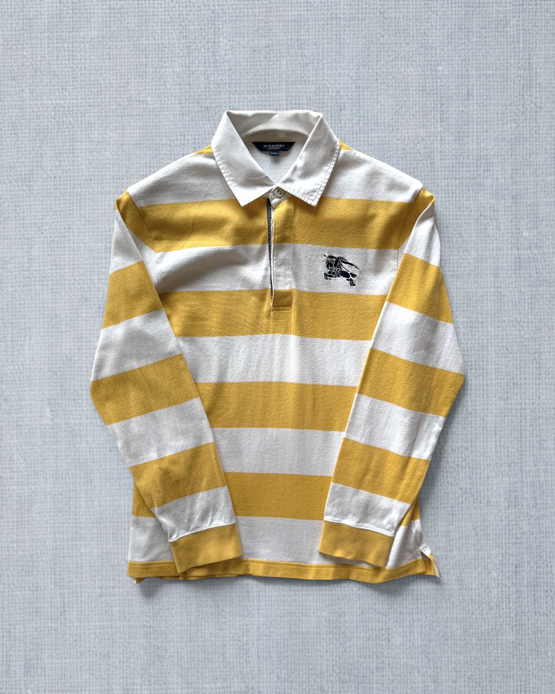 [BURBERRY LONDON] Yellow Stripe Rugby Shirt