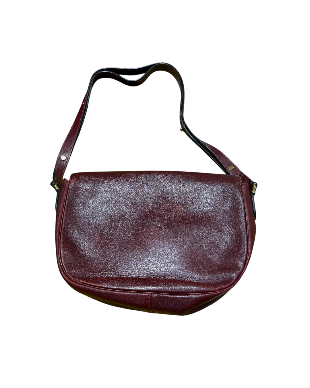 [Mulberry] Leather Saddle Crossbody Shoulder Bag