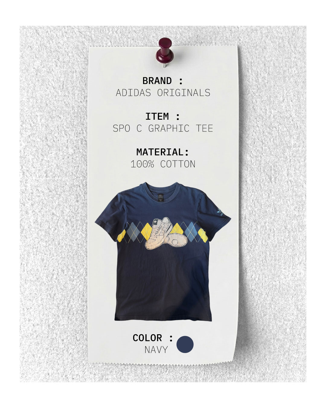 [ADIDAS ORIGINALS] SPO C GRAPHIC TEE