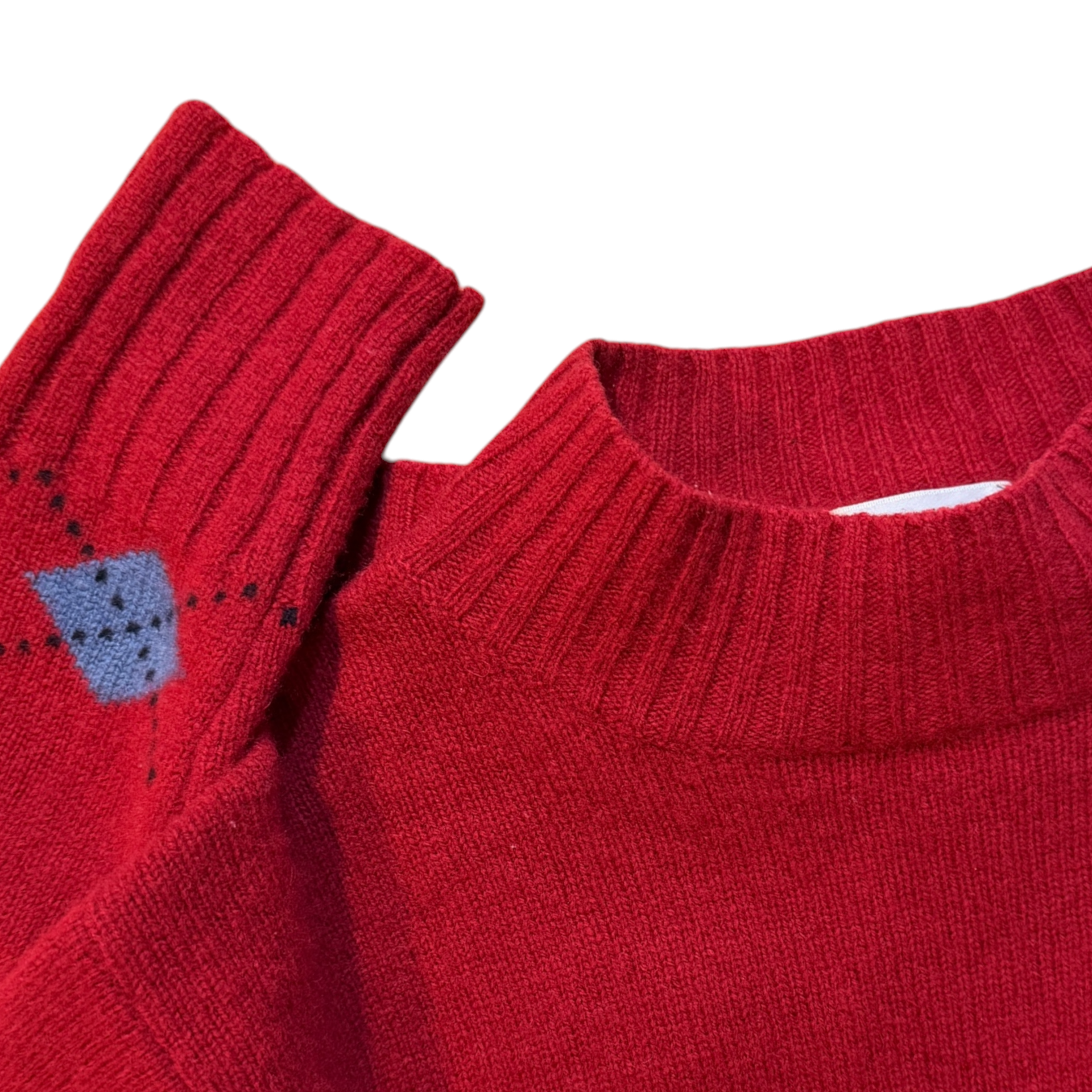 McGregor 90s Argyle Pure Wool Knit