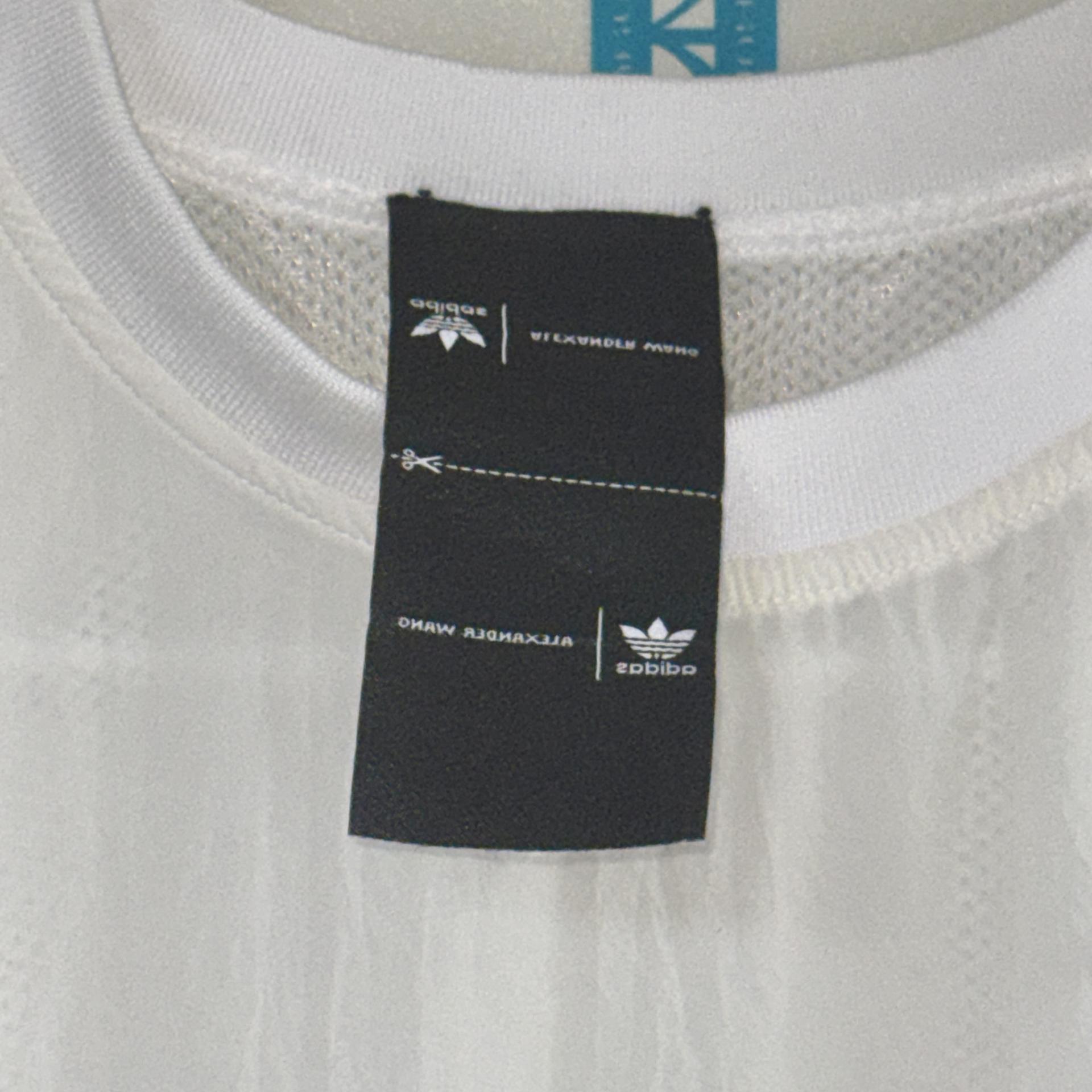 [Adidas x Alexander Wang] Vintage White Windbreaker Jacket (M)