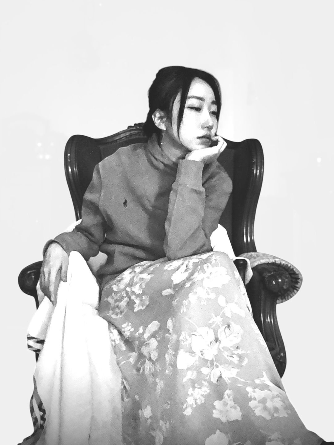 Lauren Ralph Lauren 실크 플로럴 미디 스커트