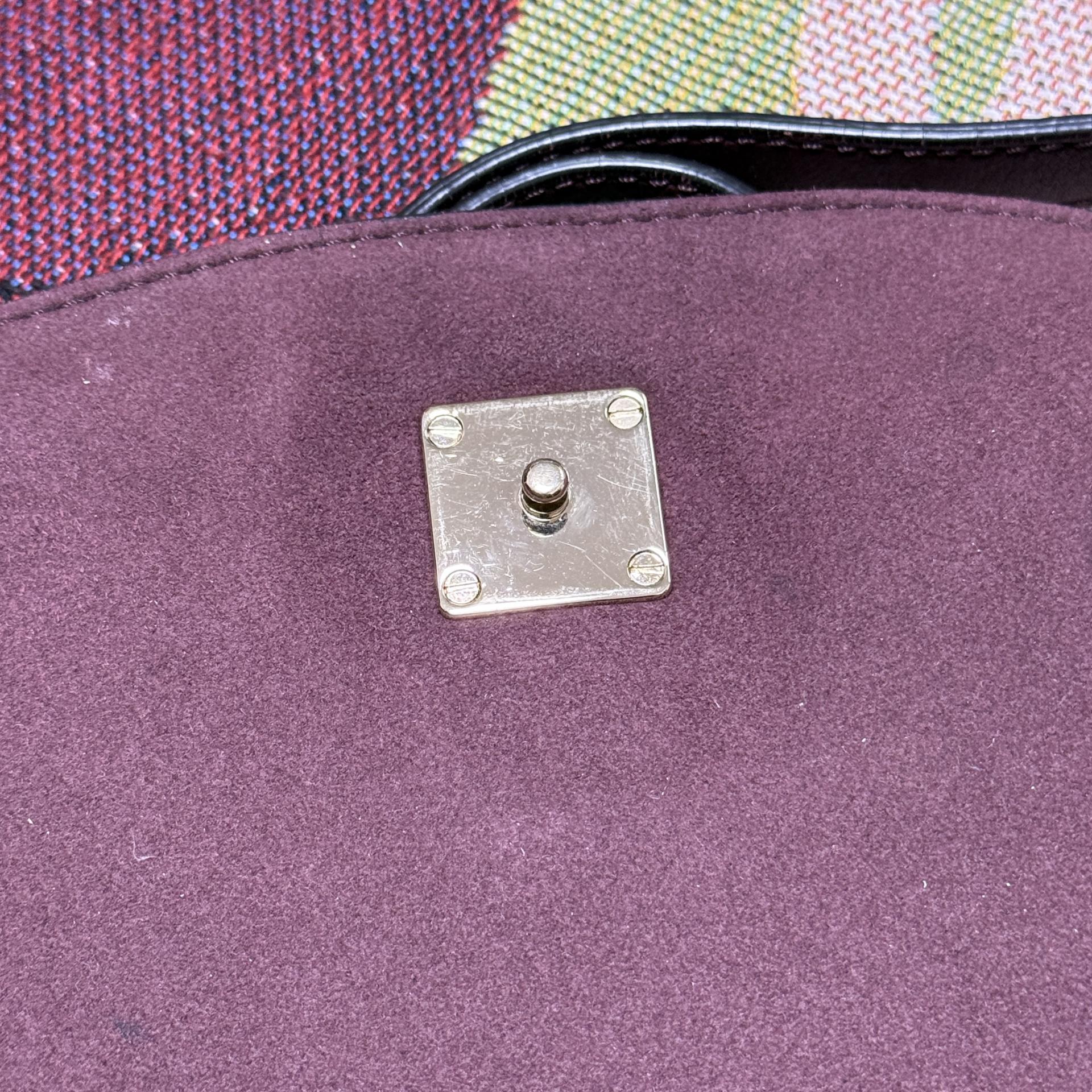 [Mulberry] Leather Saddle Crossbody Shoulder Bag