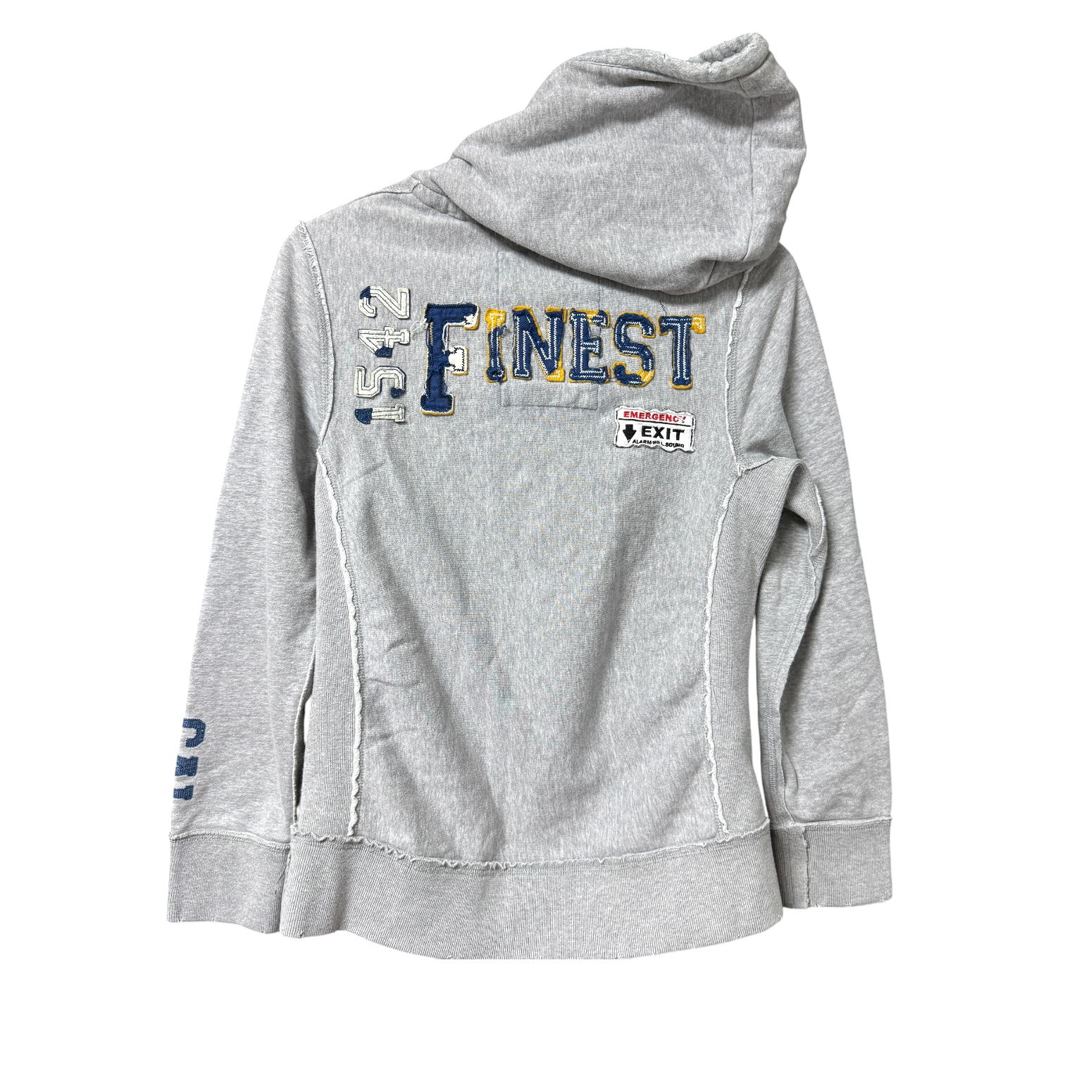 [S.Train Pat Push] Vintage San Diego 42 Finest Patch Hoodie Sweatshirt