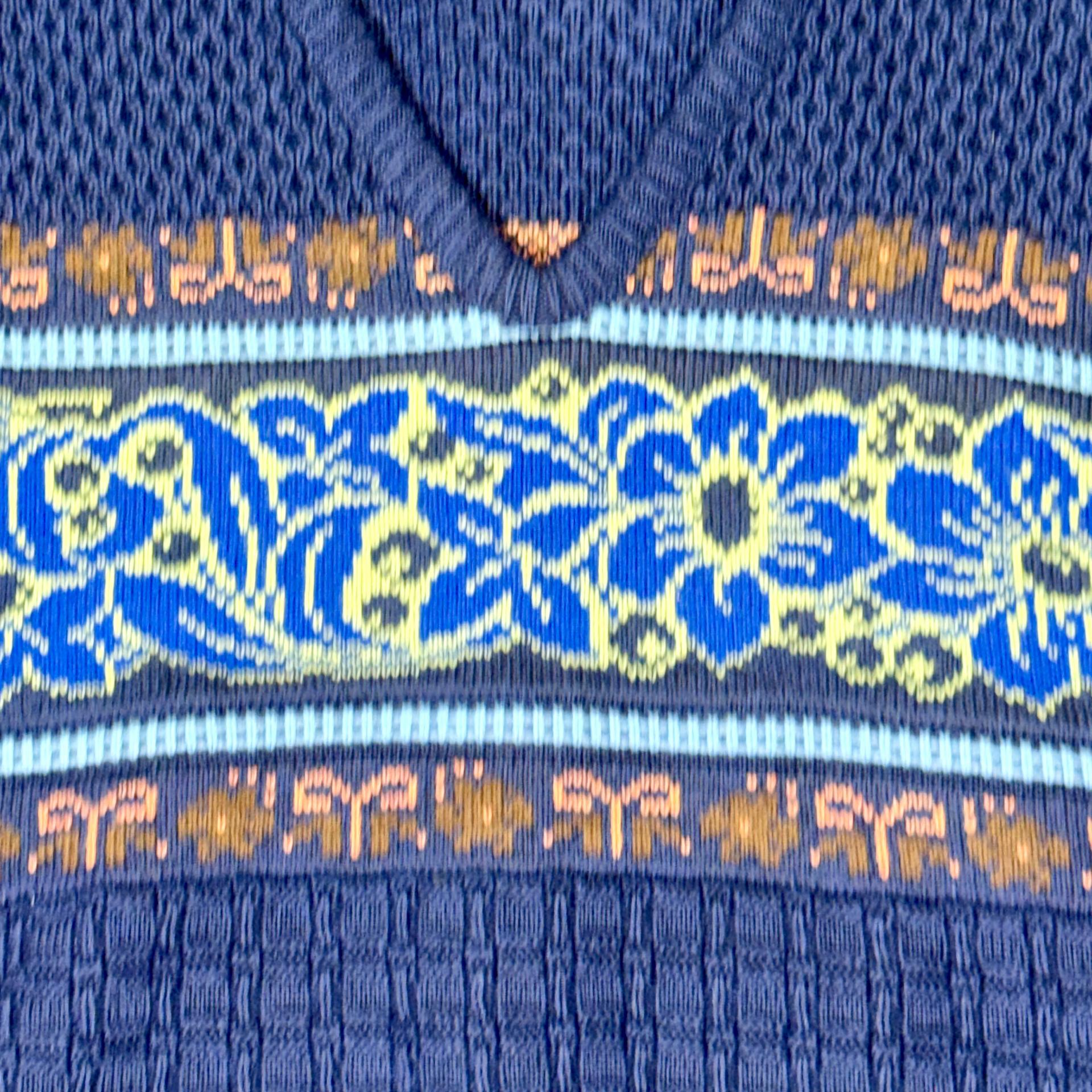 [Oilily] Womens 에스닉 플라워 네이비 니트 조끼 베스트