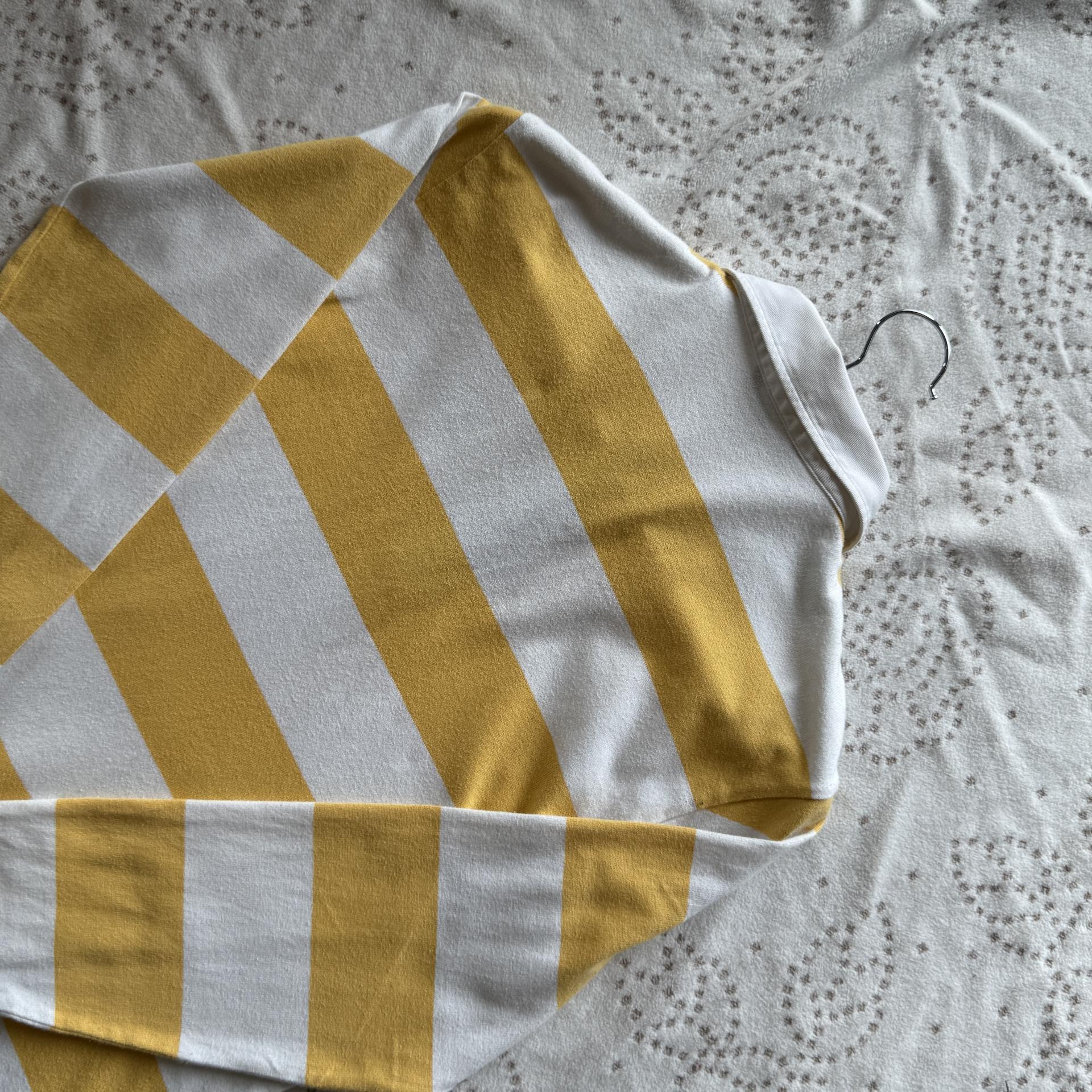[BURBERRY LONDON] Yellow Stripe Rugby Shirt