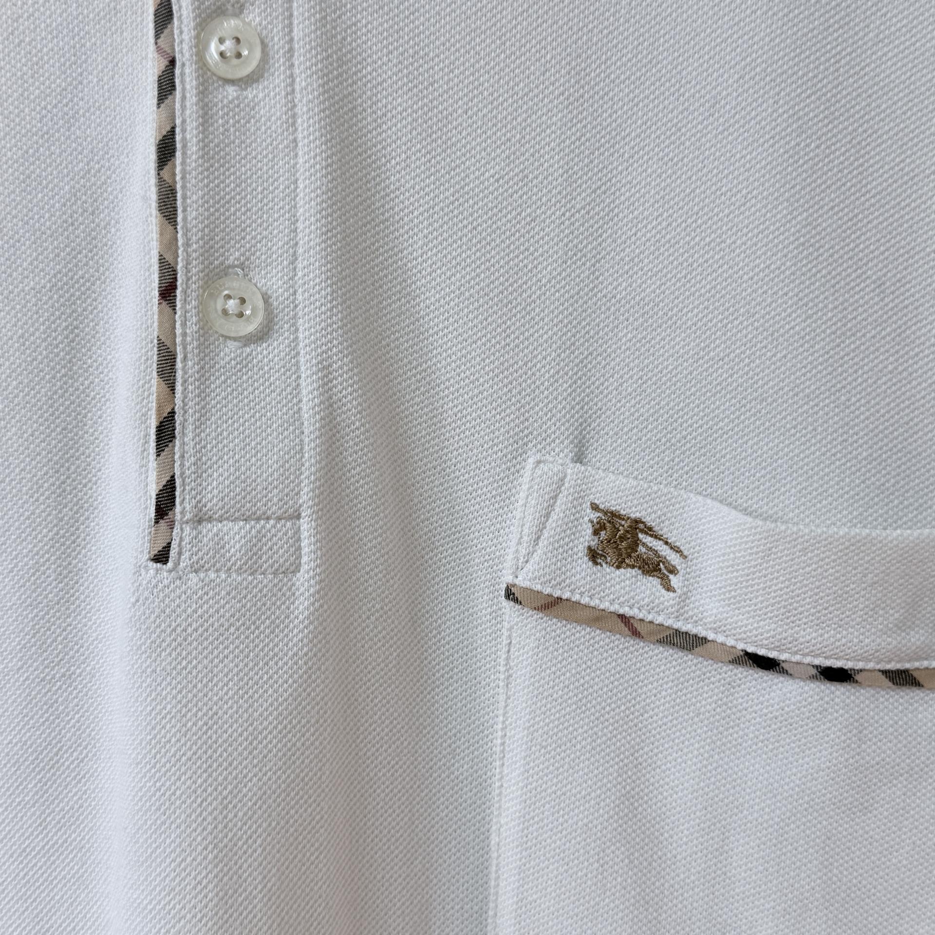 ㅣ[BURBERRY LONDON] Nova Check Piping Pique Polo Shirt