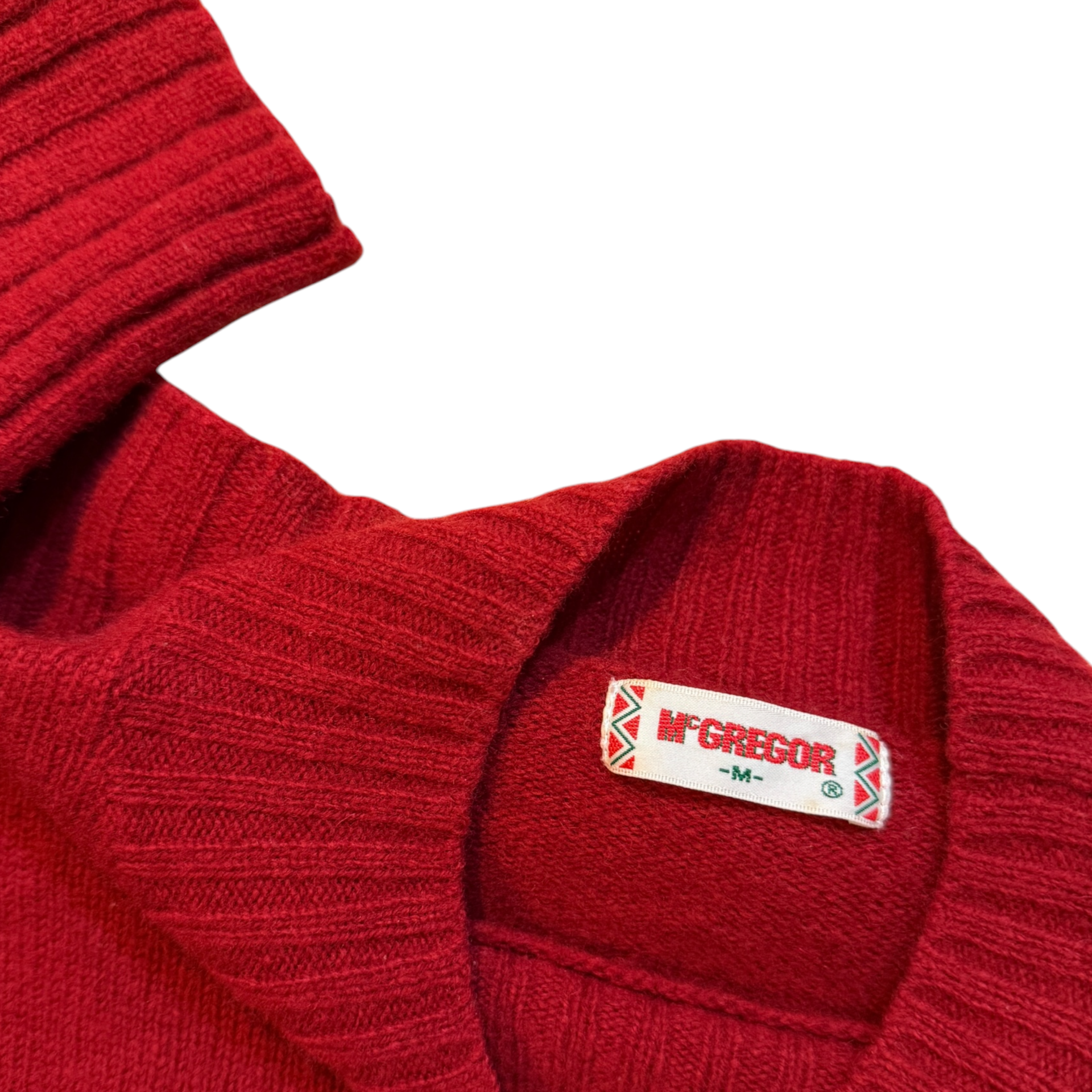 McGregor 90s Argyle Pure Wool Knit
