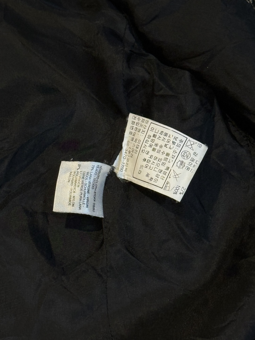 [MaxMara] Vintage Herringbone Wool Tailored Blazer Jacket