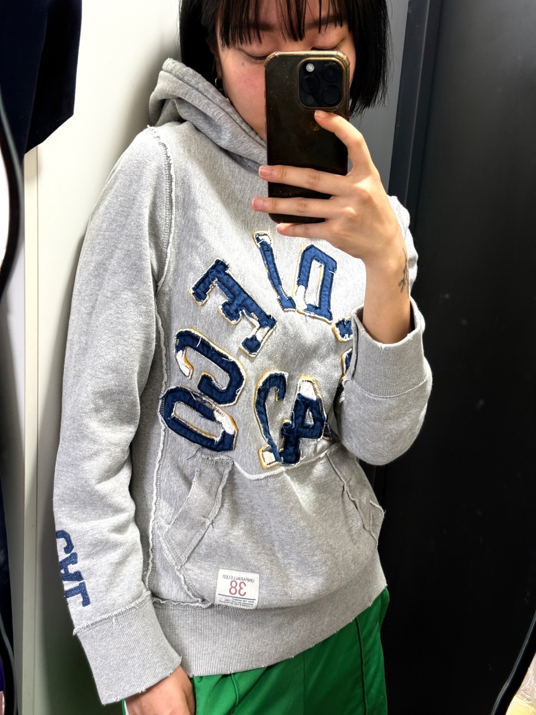 S.TRAIN PAT PUSH 커스텀 메이드 후드티 M