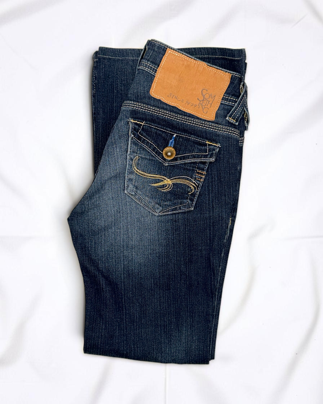 [SOMETHING by EDWIN] Vintage Bootcut Denim Pants (Made in JAPAN)