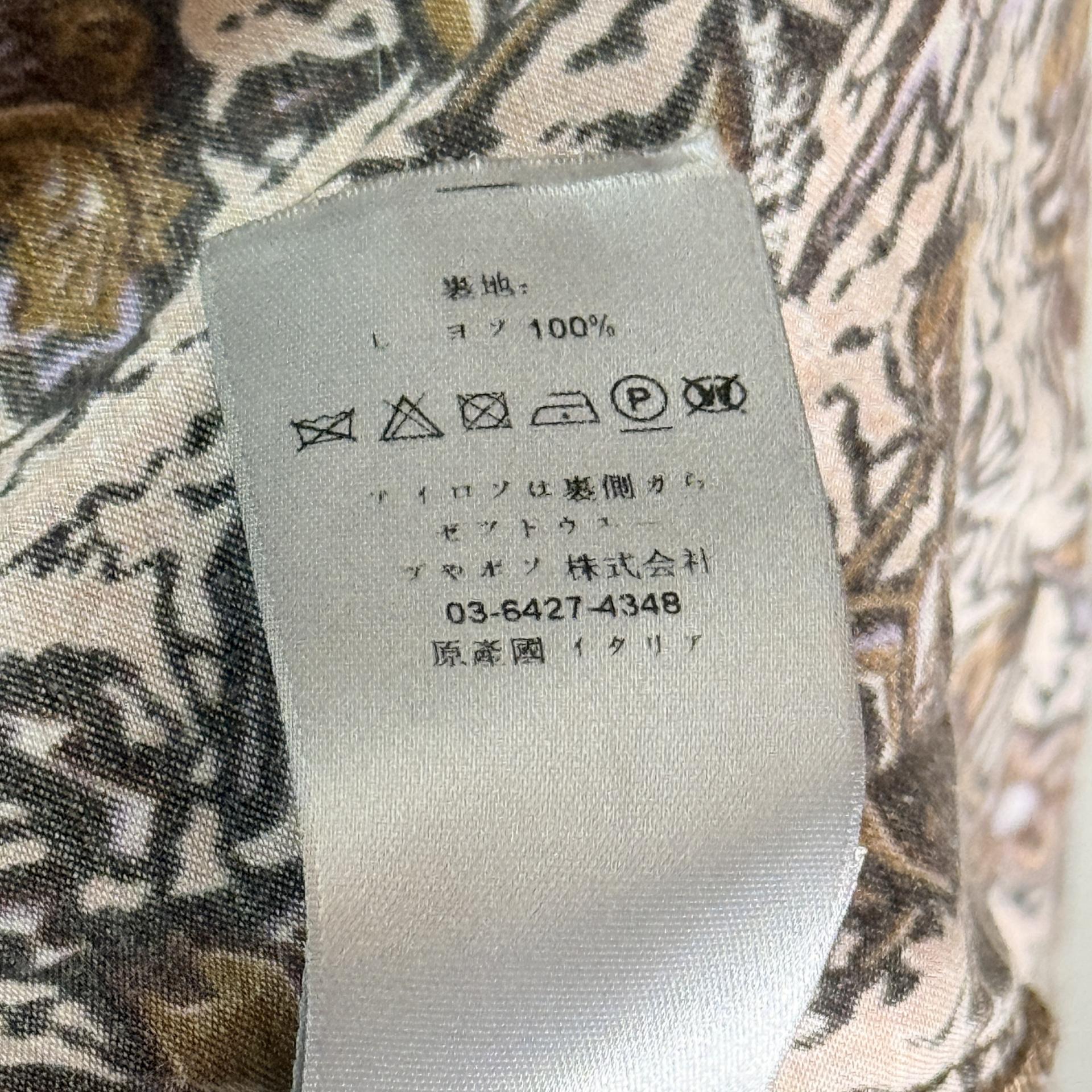 [Zadig & Voltaire] Paisley Pattern Asymmetric Long Dress
