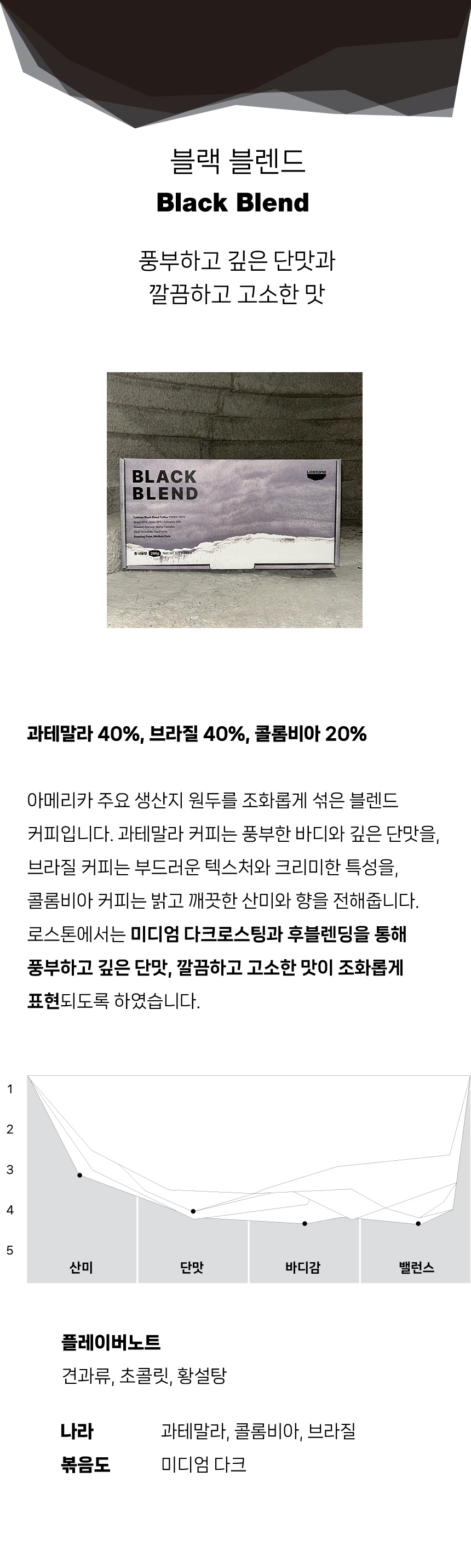 블랙블렌드 드립백 24개 세트